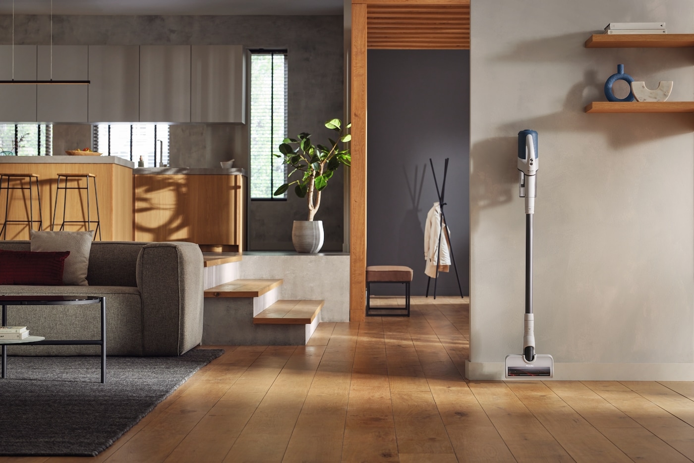 Miele Akku-Hand-und Stielstaubsauger »Duoflex HX1«, Nordicblau