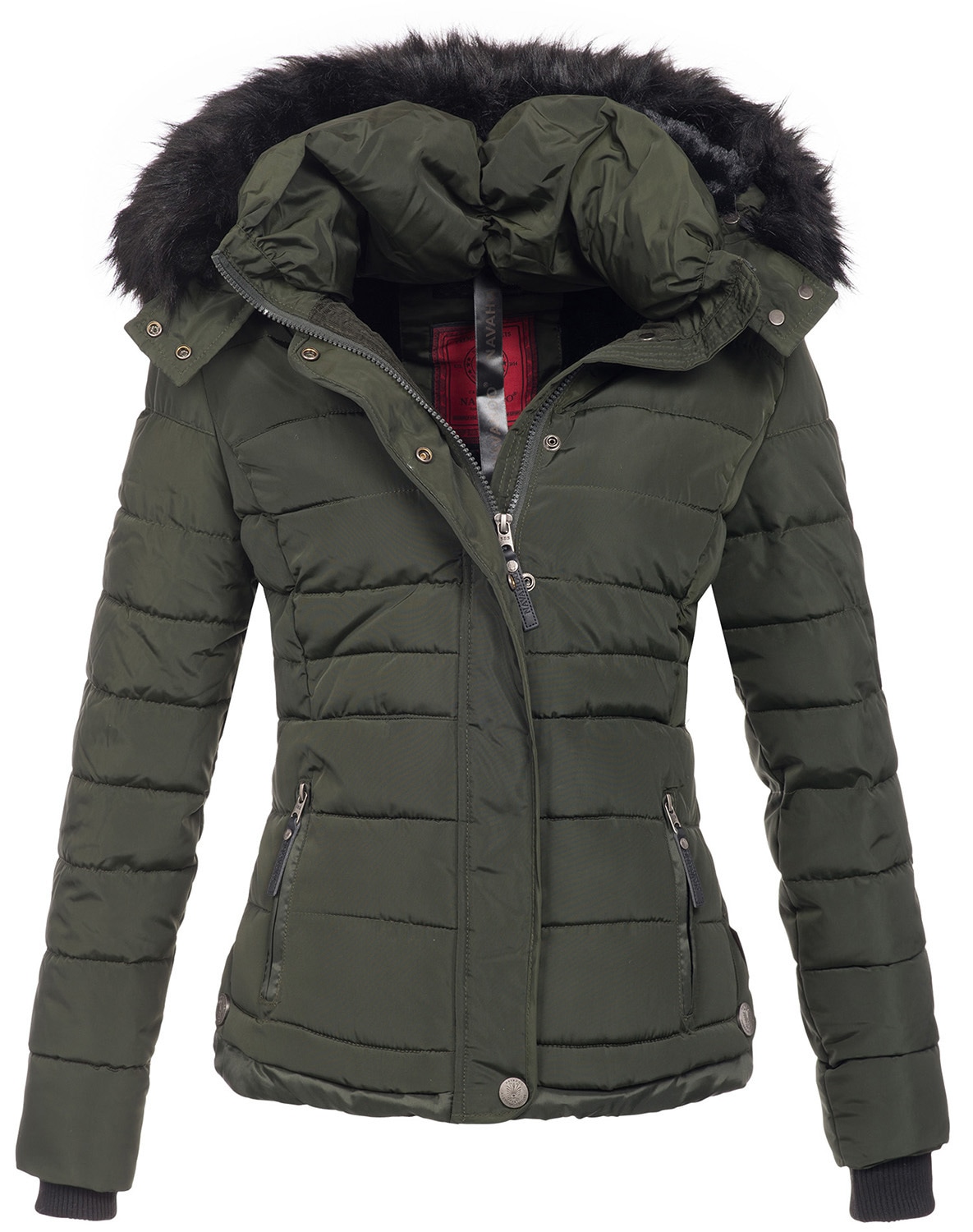 Navahoo Steppjacke »Navahoo Chloe warme Damen Winter Jacke Parka Mantel Stepp Kurzjacke gefüttert NEU B301«