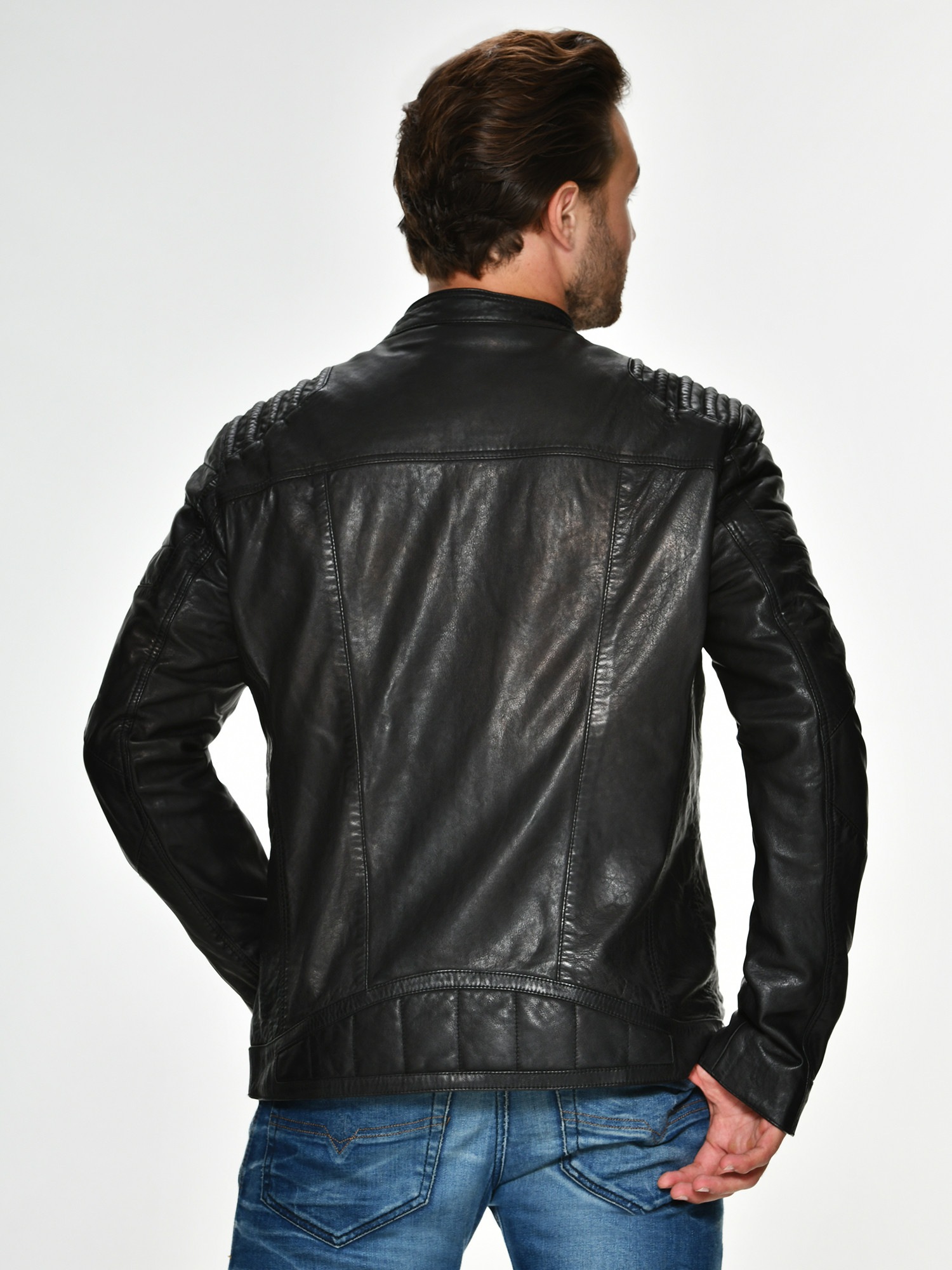 MUSTANG Lederjacke »Lederjacke Wellington«
