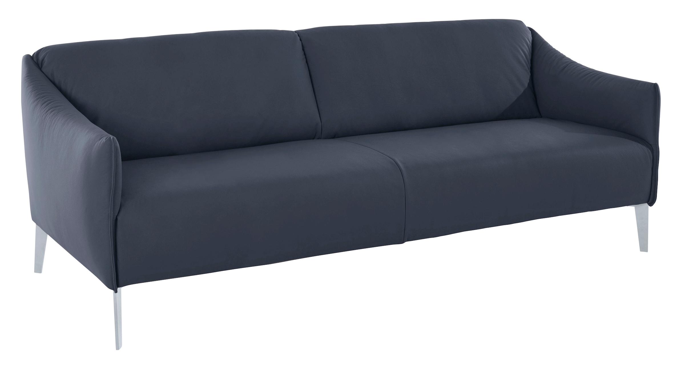 W.SCHILLIG 2,5-Sitzer »sally Design-Sofa, Loungesofa, bequem, schmale Armlehnen, Breite 194cm« mit Metall-Winkelfüßen in Silber matt, Breite 194 cm