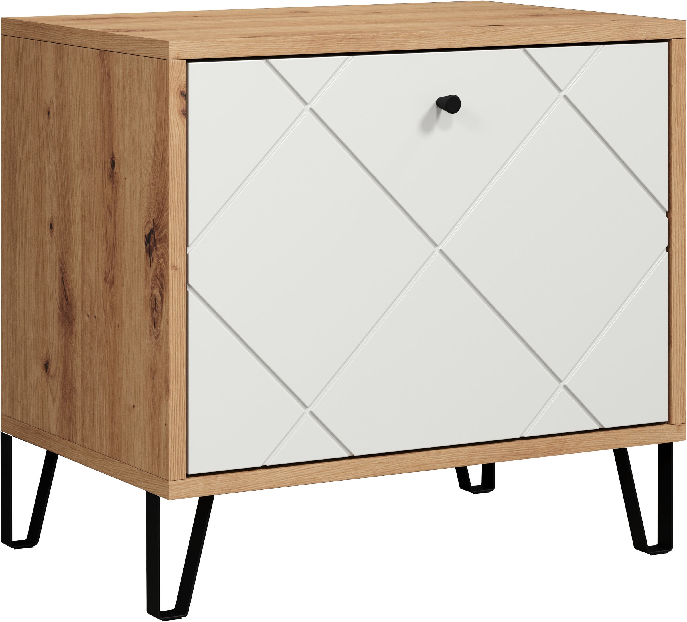 Places of Style Sitzbank »Tarragona«, (1 St.), elegante Schuhbank mit 2 Fächern und Soft-Close - (B/T/H) 63/40/56 cm