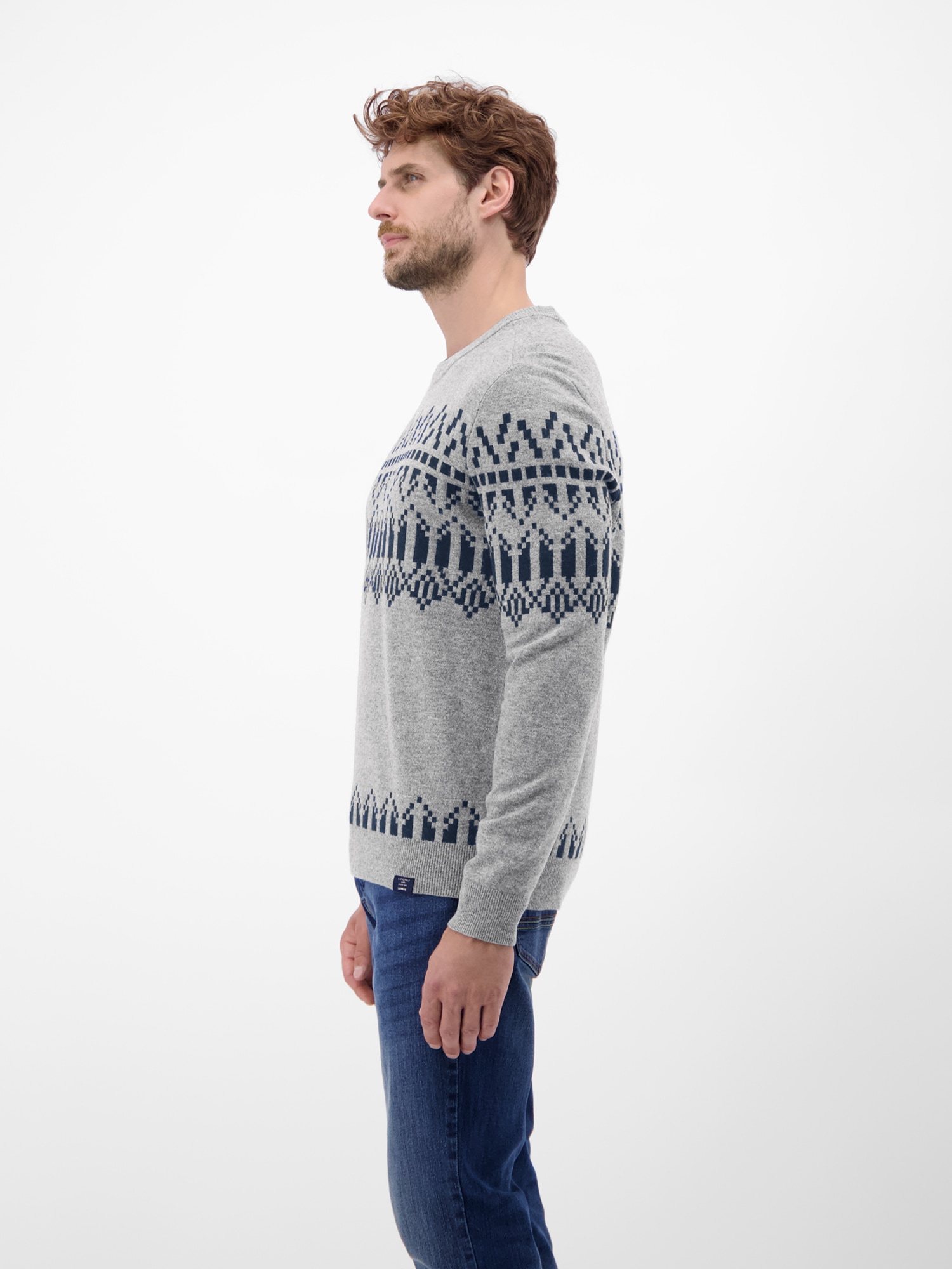 LERROS Strickpullover »Herren Strickpullover, skandinavisch inspiriert«
