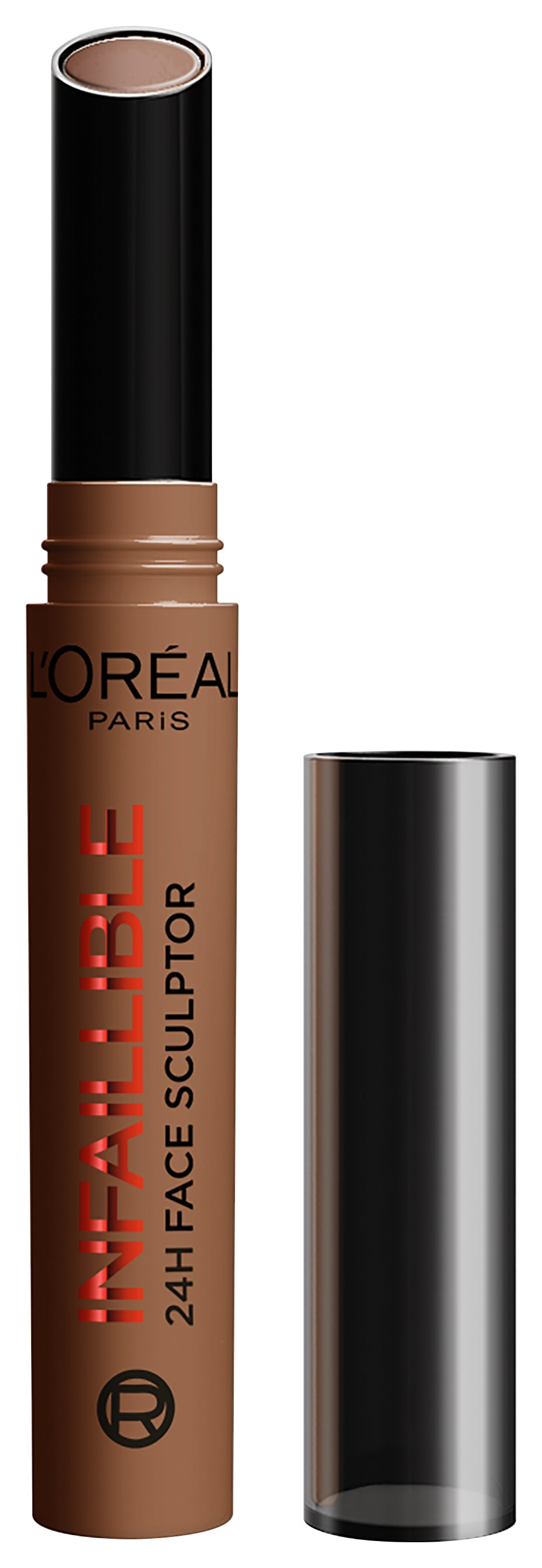 L'ORÉAL PARIS Contouring-Stick »INFAILLIBLE 24H FACE SCULPTOR CONTOURING STICK« sorgt auch unterwegs für besonders schnelle Touch-ups