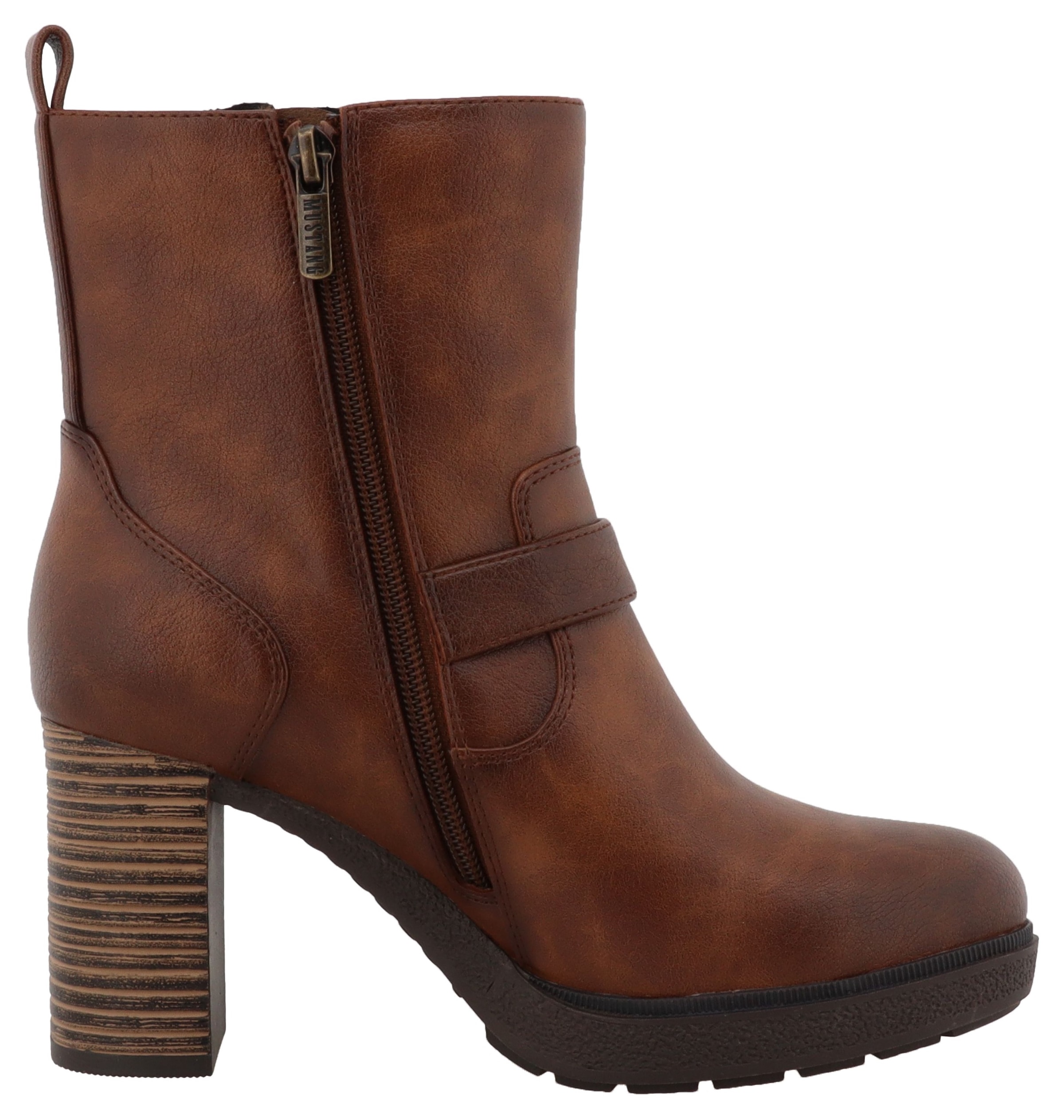 Mustang Shoes Winterstiefelette »Nana«  Boots, Winterstiefelette mit Reißverschluss