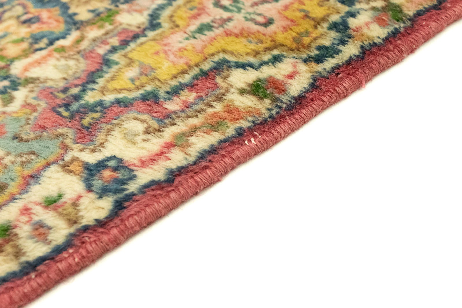 morgenland Wollteppich »Kerman Teppich handgeknüpft rot«, rechteckig