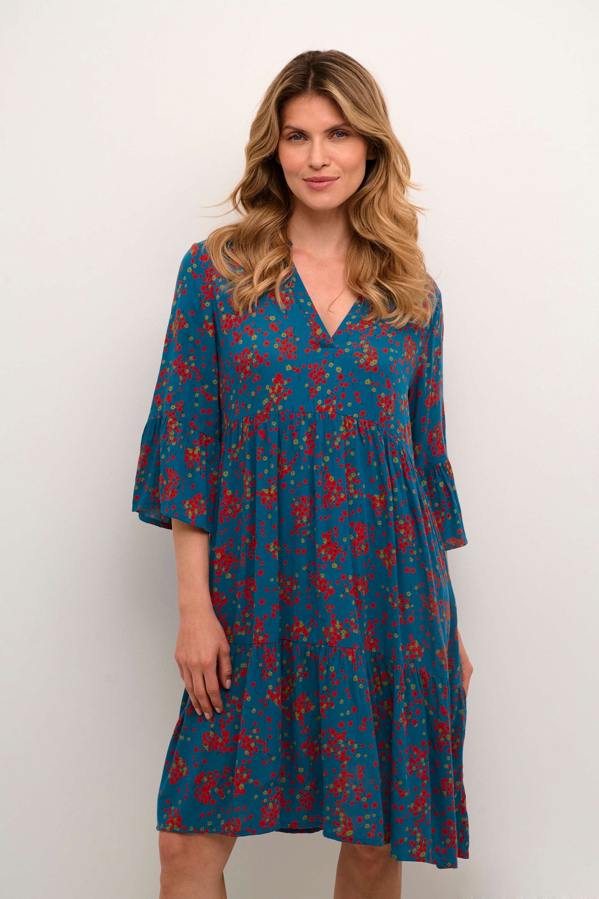 KAFFE Midikleid »Kleid KAlokia«