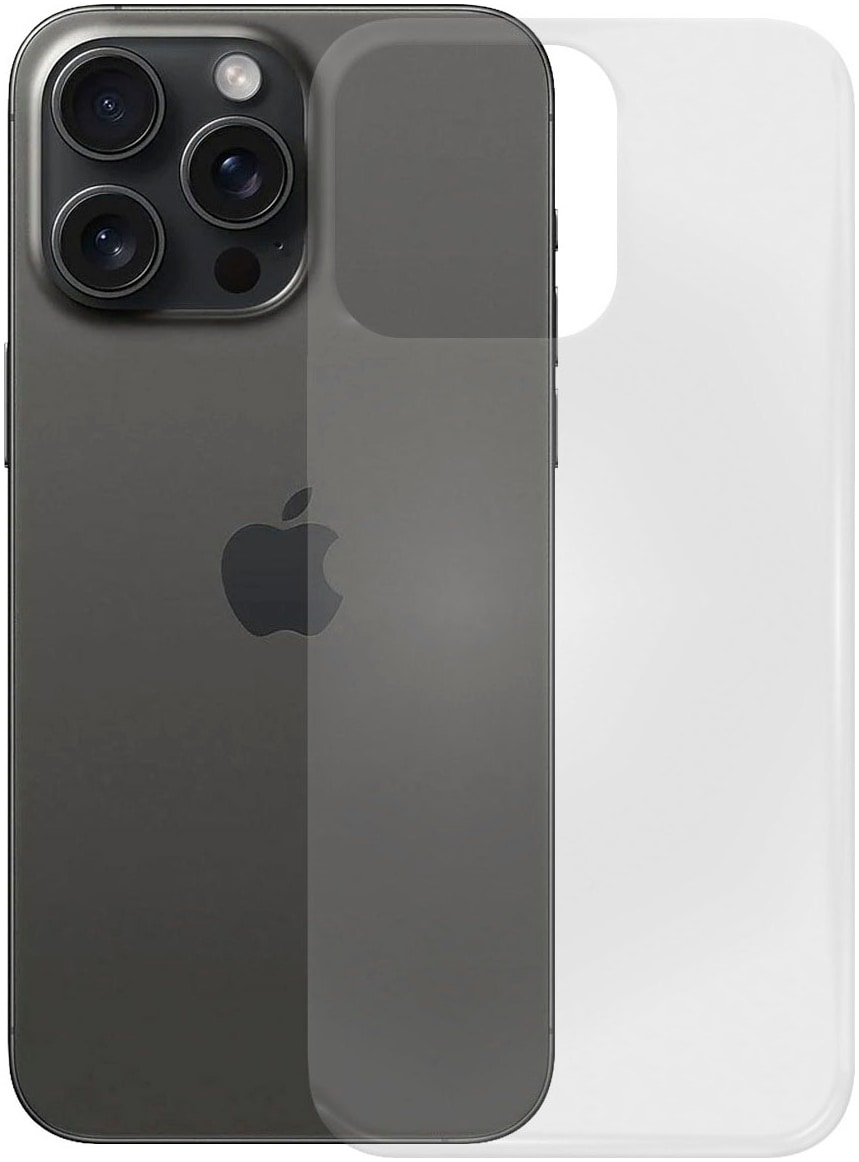 PEDEA Smartphone-Hülle »Soft TPU Case für iPhone 15 Pro Max«, Apple iPhone 15 Pro Max, Backcover, Schutzhülle, Schutz, Sturzschutz, stoßfest
