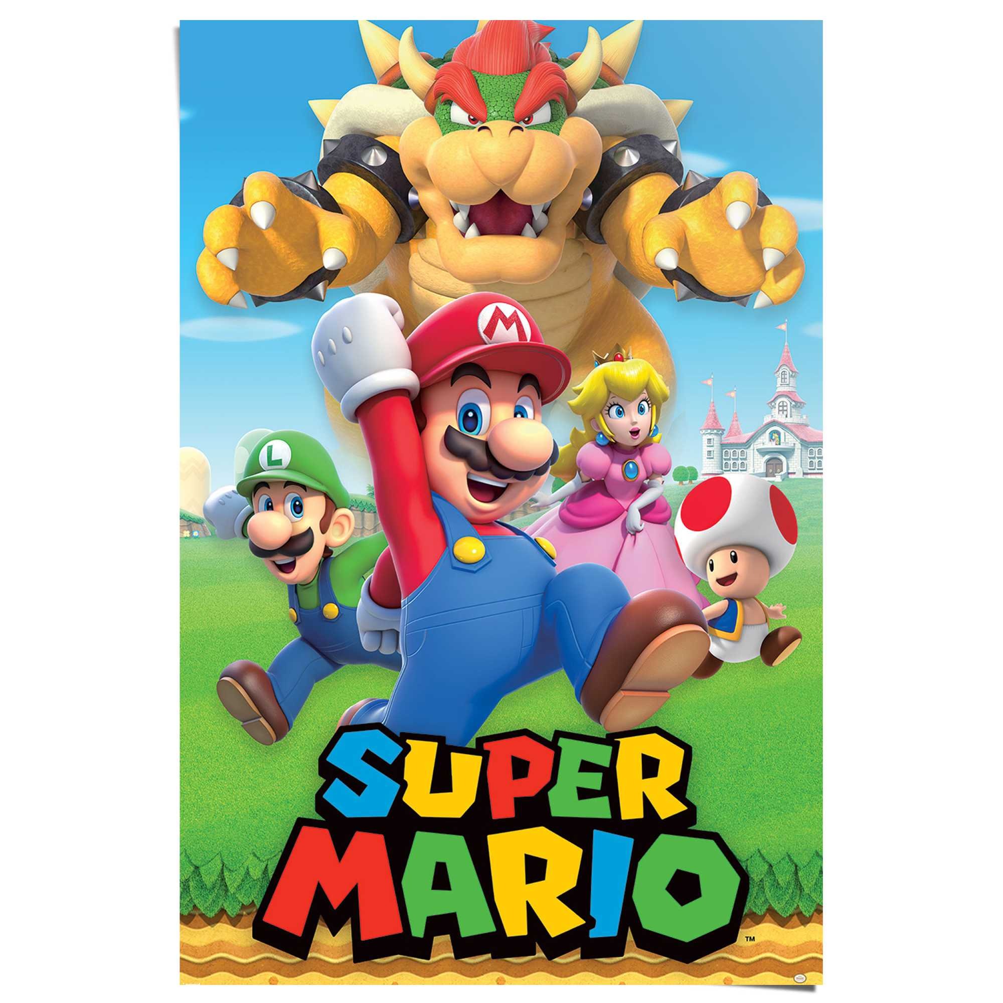 Reinders! Poster »Super Mario - Karakter Montage«