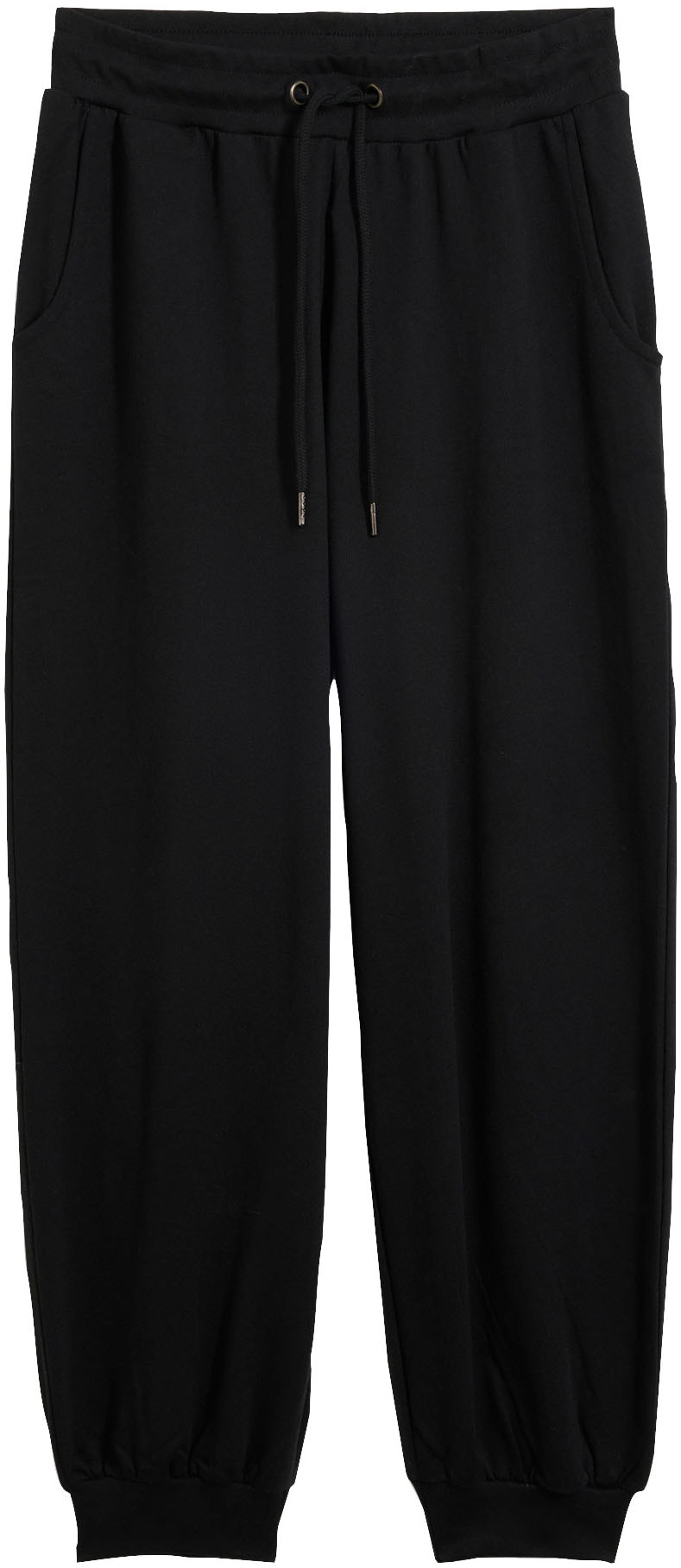 bonprix Jogginghose  aus Baumwolle und Polyester, lockere Passform, elastische Bündchen