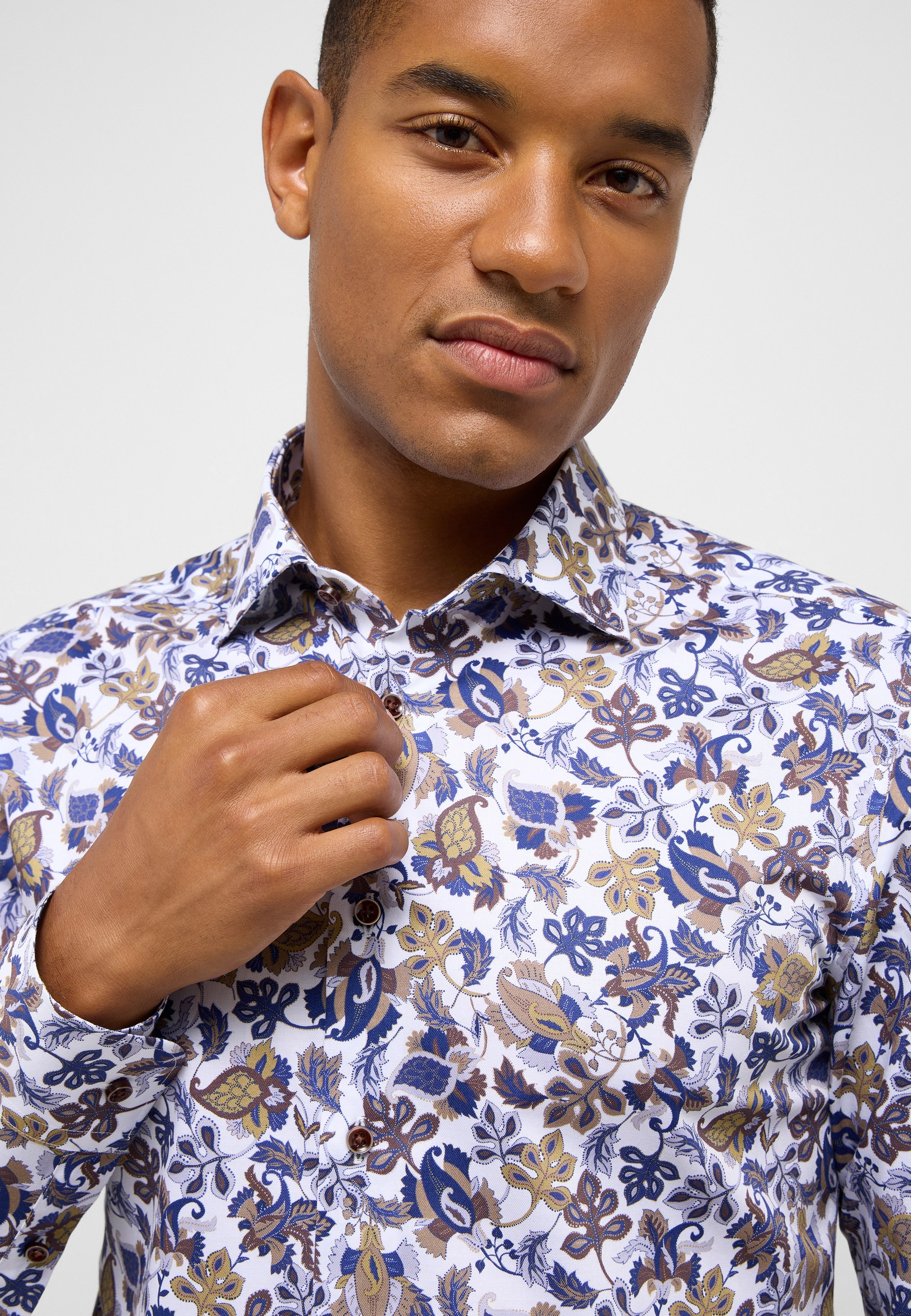 Eterna Langarmhemd »SLIM FIT«, NON IRON (bügelfrei)