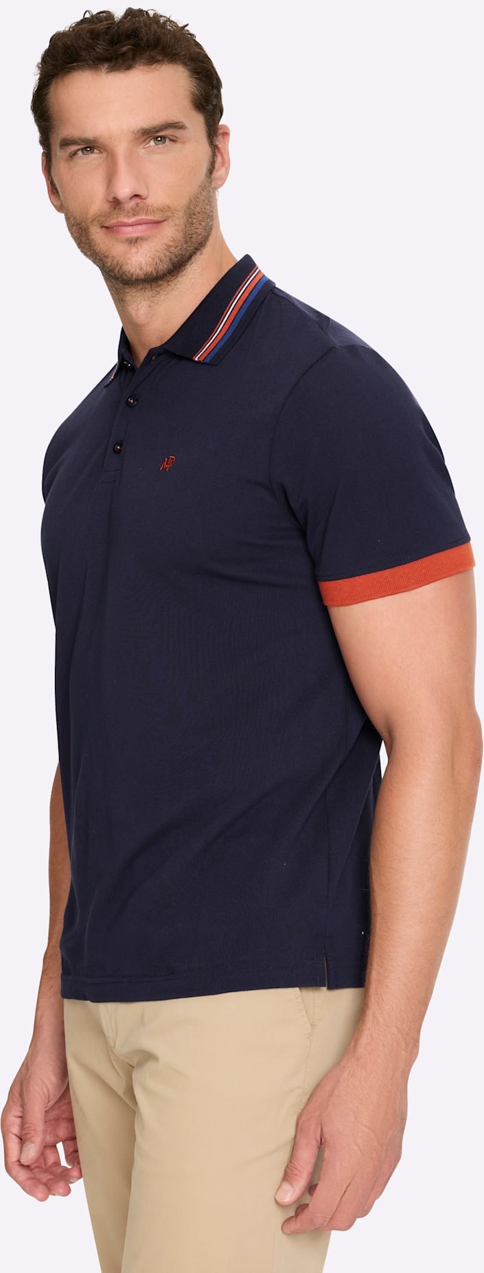 Marco Donati Kurzarmshirt »Kurzarm-Poloshirt«, 1 tlg.
