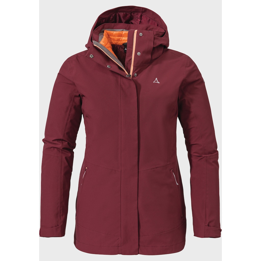 Schöffel Doppeljacke »3in1 Jacket Auerspitz L«, mit Kapuze