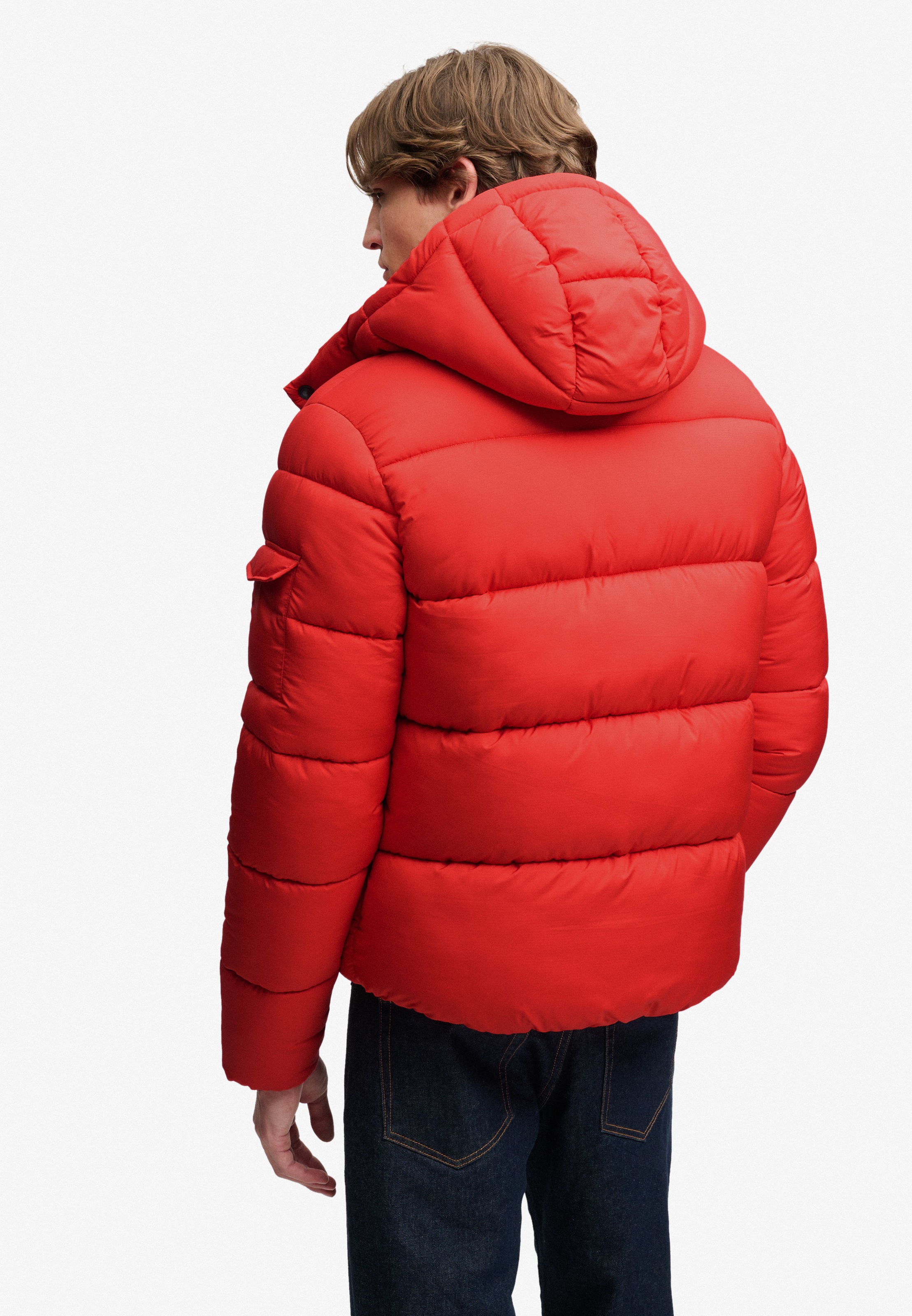 Superdry Steppjacke »PREMIUM RIPSTOP PUFFER JKT« mit Kapuze Kunstfaser, relaxed fit
