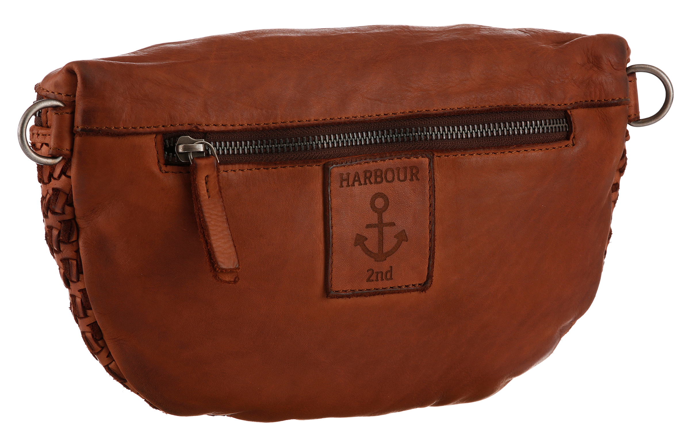 HARBOUR 2nd Bauchtasche, Umhängetasche Tasche Damen mit modischer Flecht-Optik