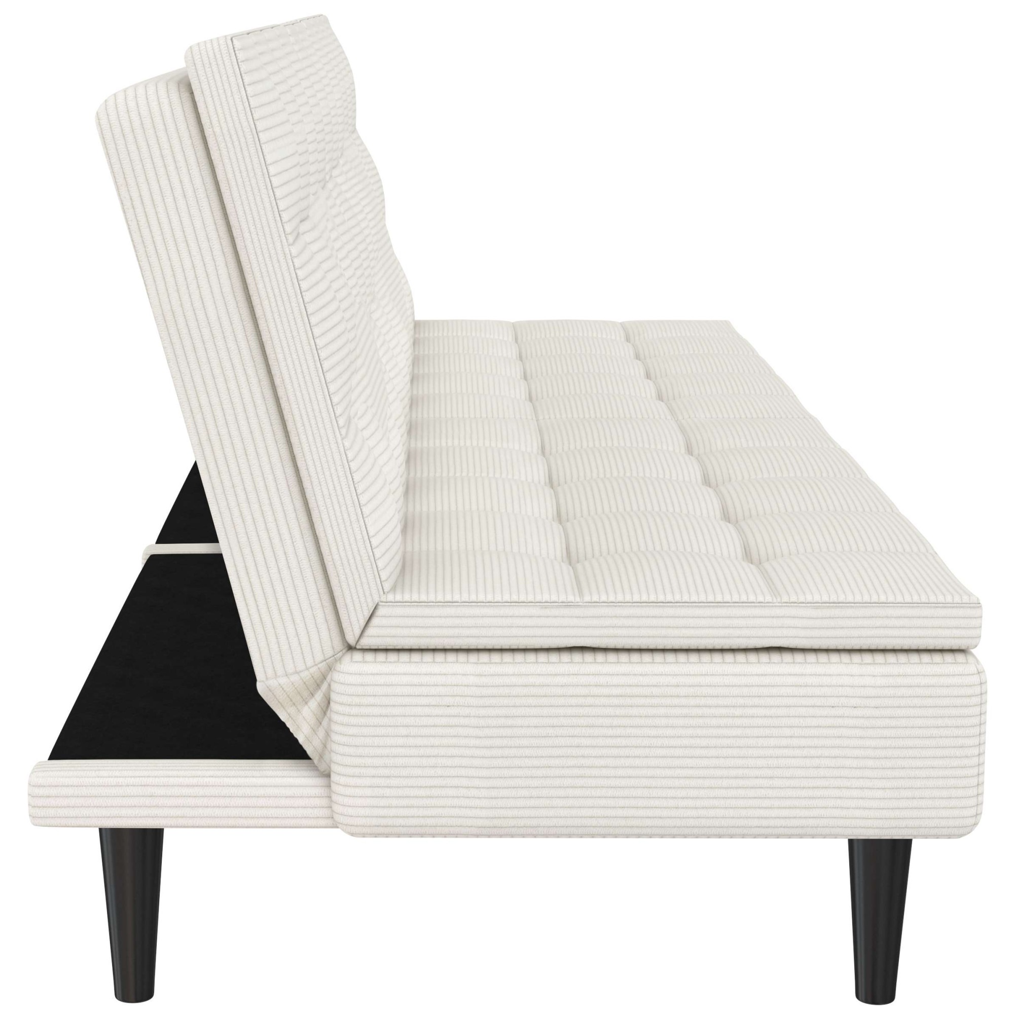 Dorel Home Schlafsofa »MAINE, Kinosofa mit Relax- und Bettfunktion, 2 Getränkehalter,«, Liegefläche 190 x 110 cm, in Cord