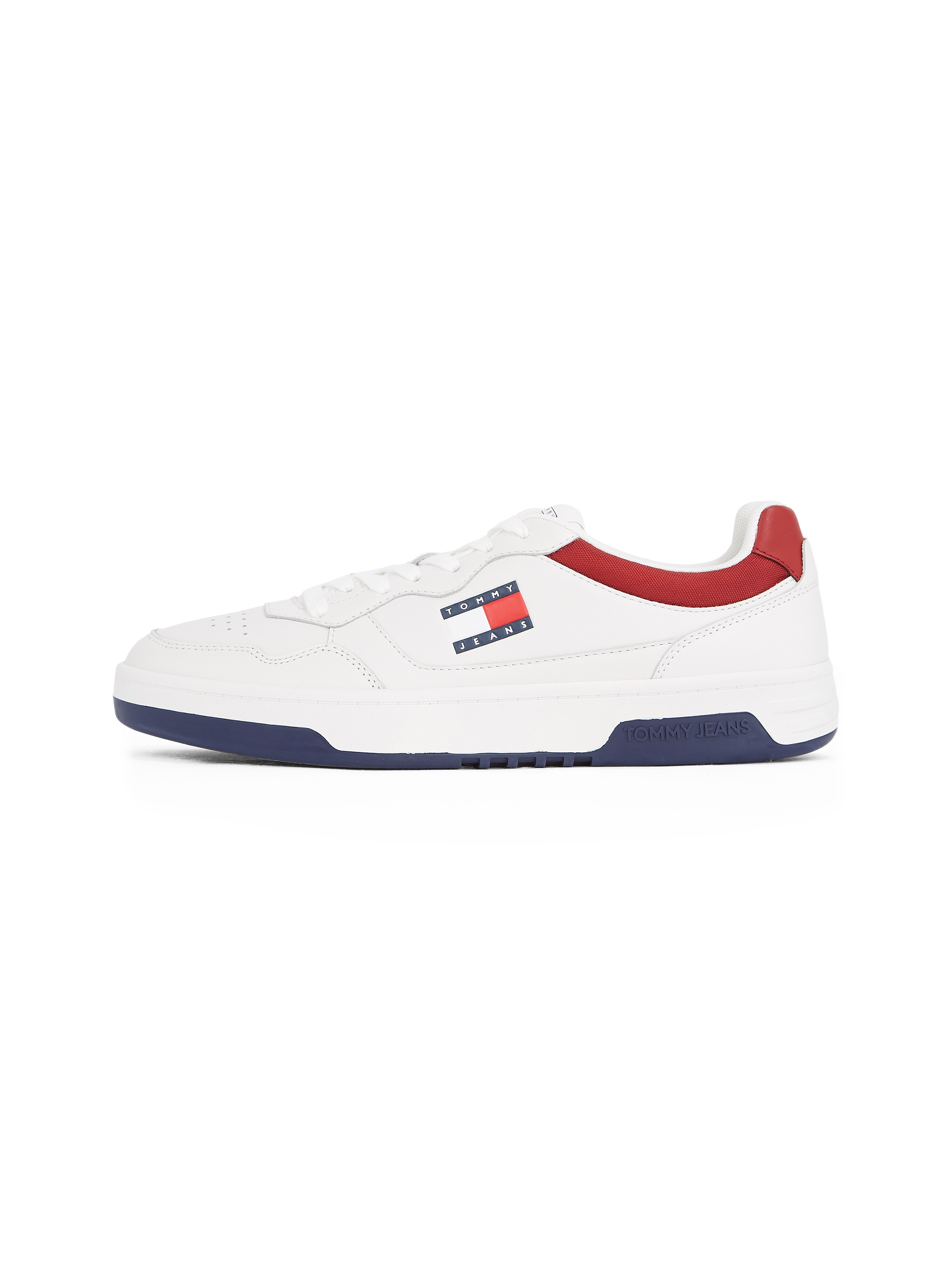 Tommy Jeans Sneaker »(NEW) TJM CUPSOLE LEATHER ESS«, Freizeitschuh, Halbschuh, Schnürschuh im Basket-Look