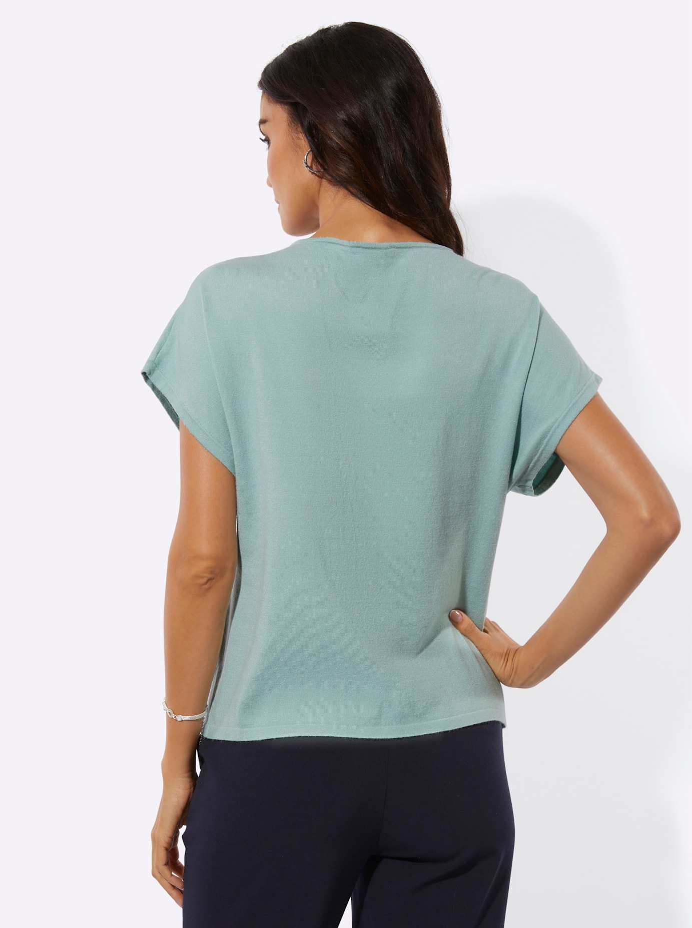 creation L Kurzarmpullover »Pullover«