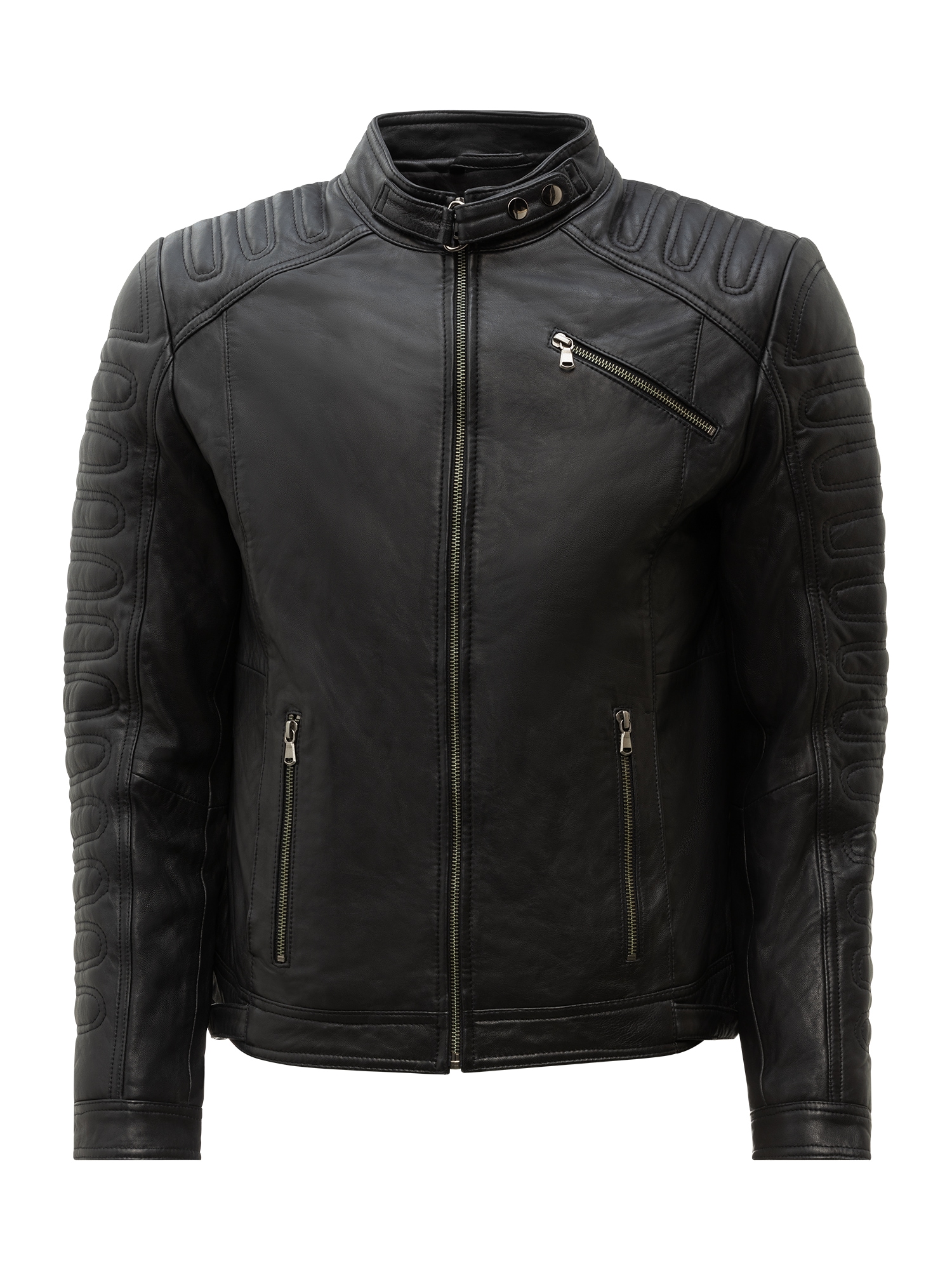 RICANO Bikerjacke »Lederjacke 410« ohne Kapuze Handgefertigt aus echtem Leder