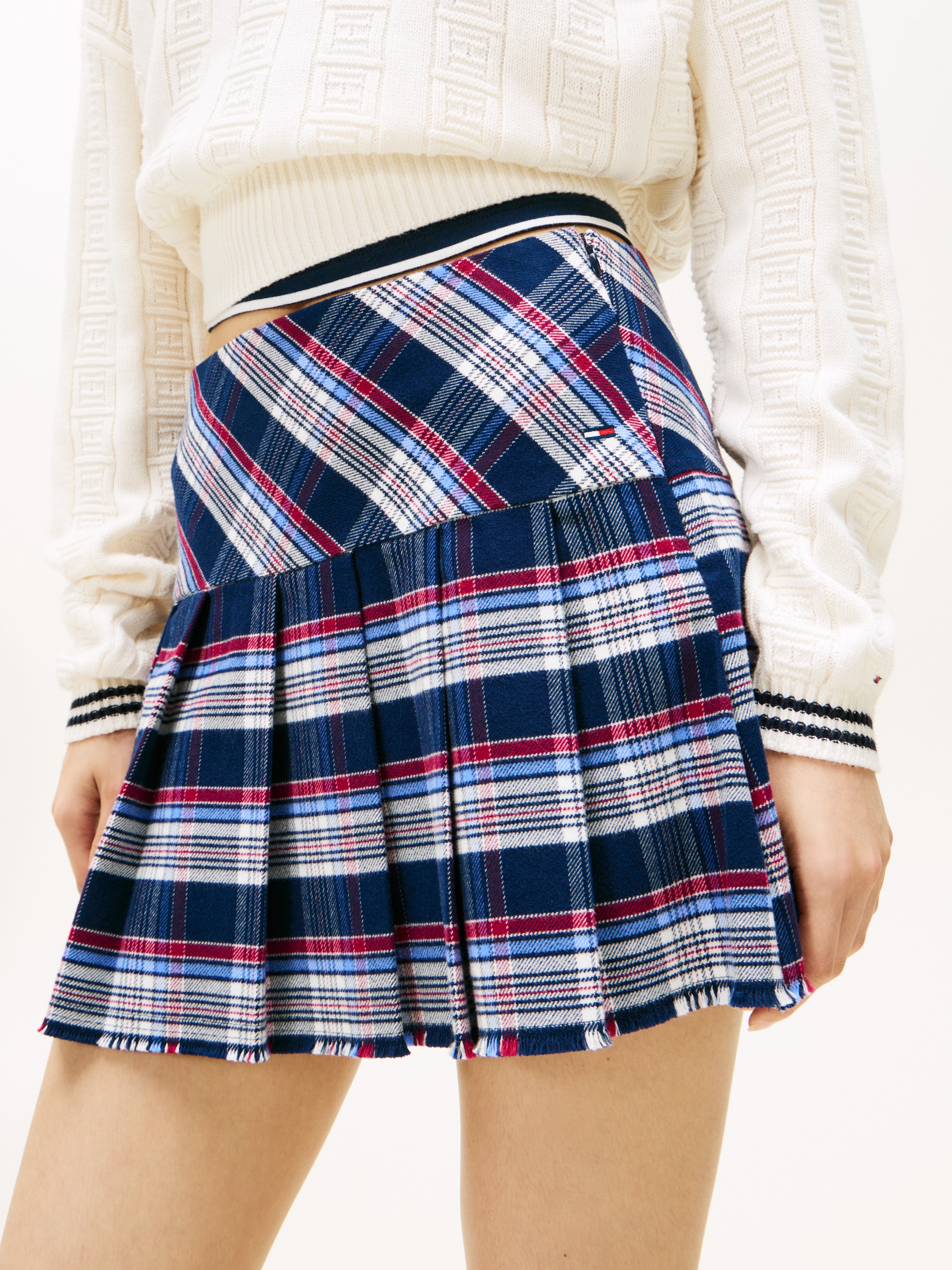 Tommy Jeans Karorock »TJW STRUCTURED PLEAT MINI SKIRT«
