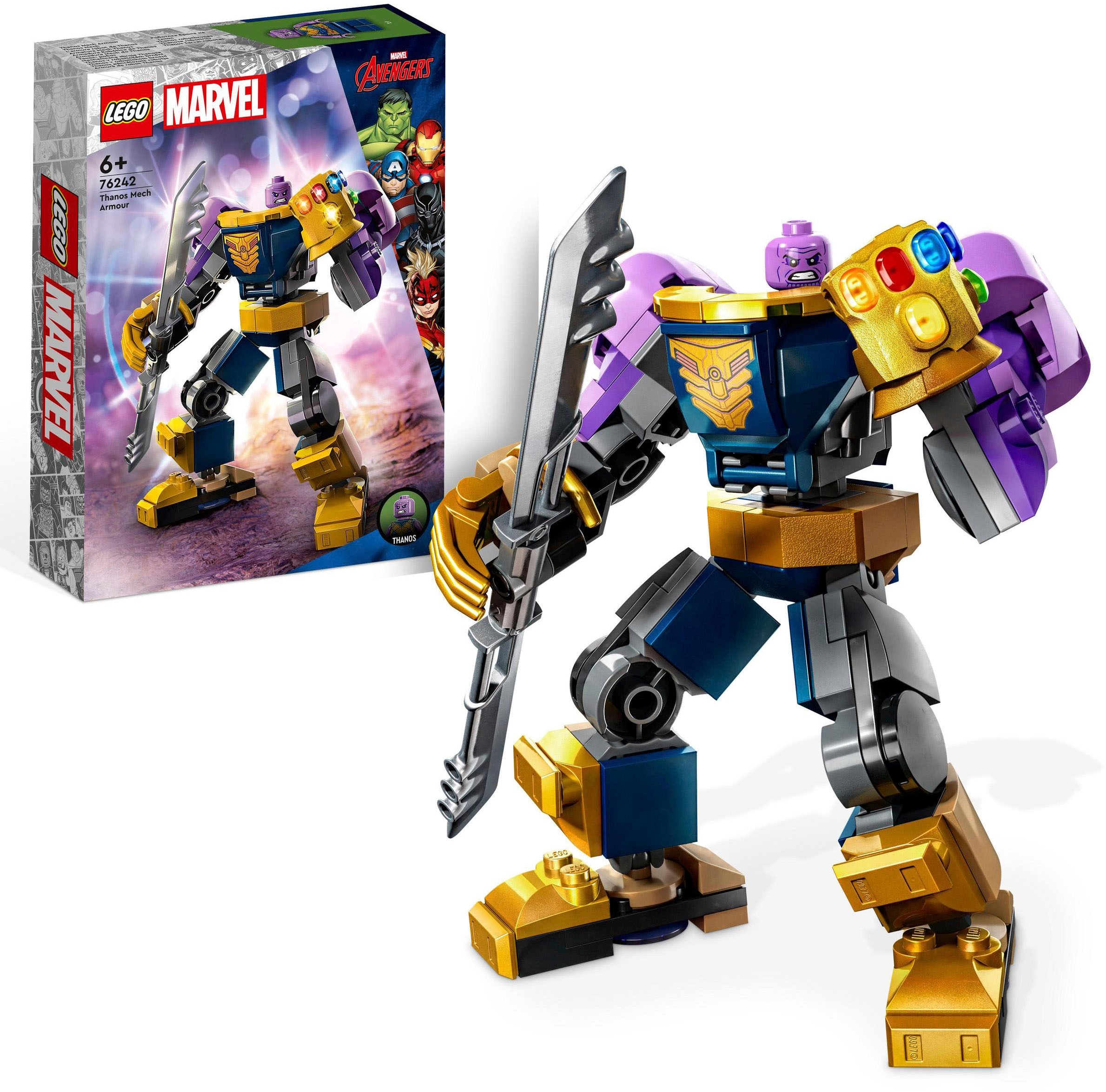 Konstruktionsspielsteine »Thanos Mech (76242), LEGO® Marvel«, (113 St.), Made in Europe