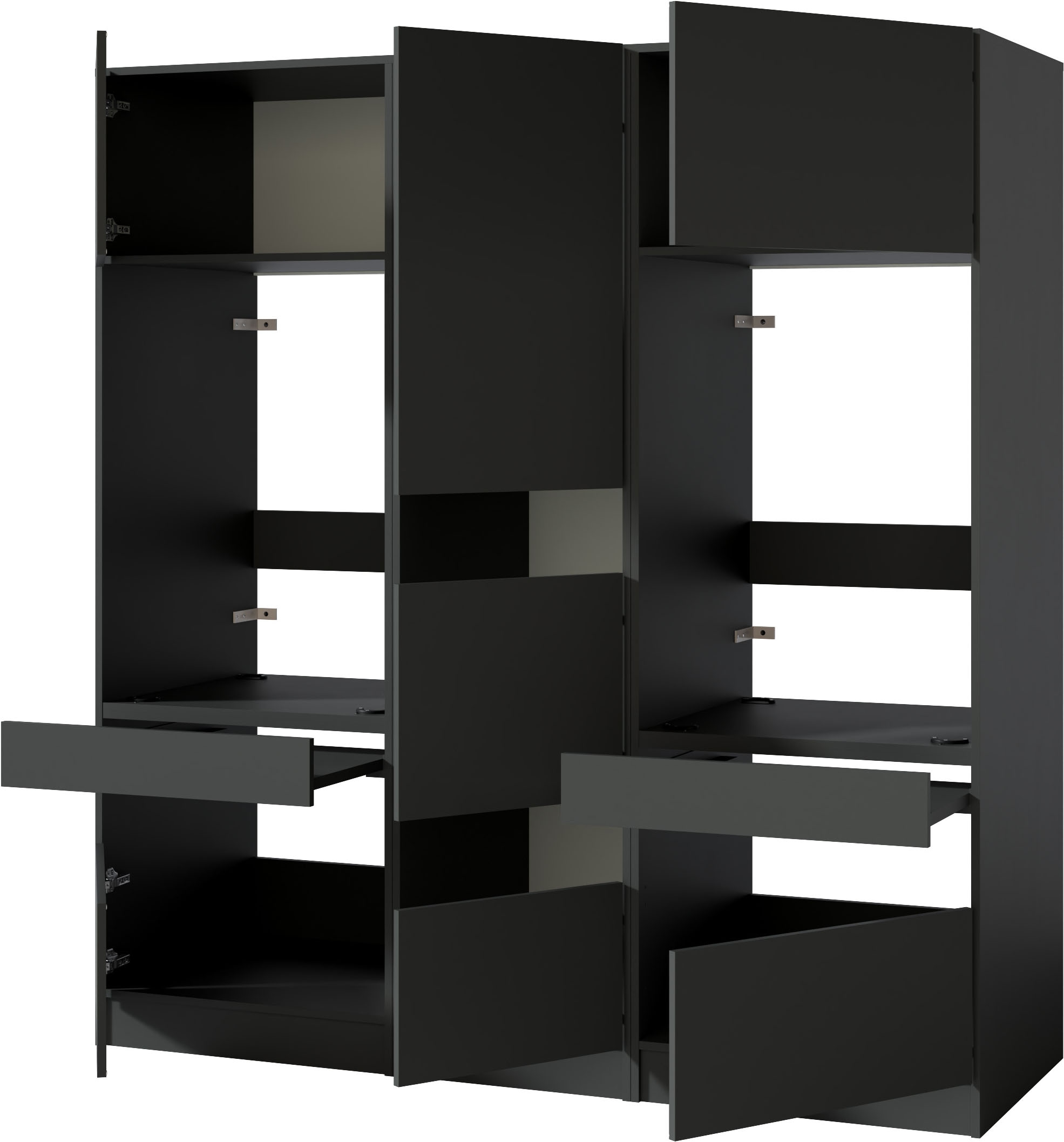 BASIC by Balculina Mehrzweckschrank-Set »Washhome B/T/H 186x68x200 cm« 3 Stk. tlg.