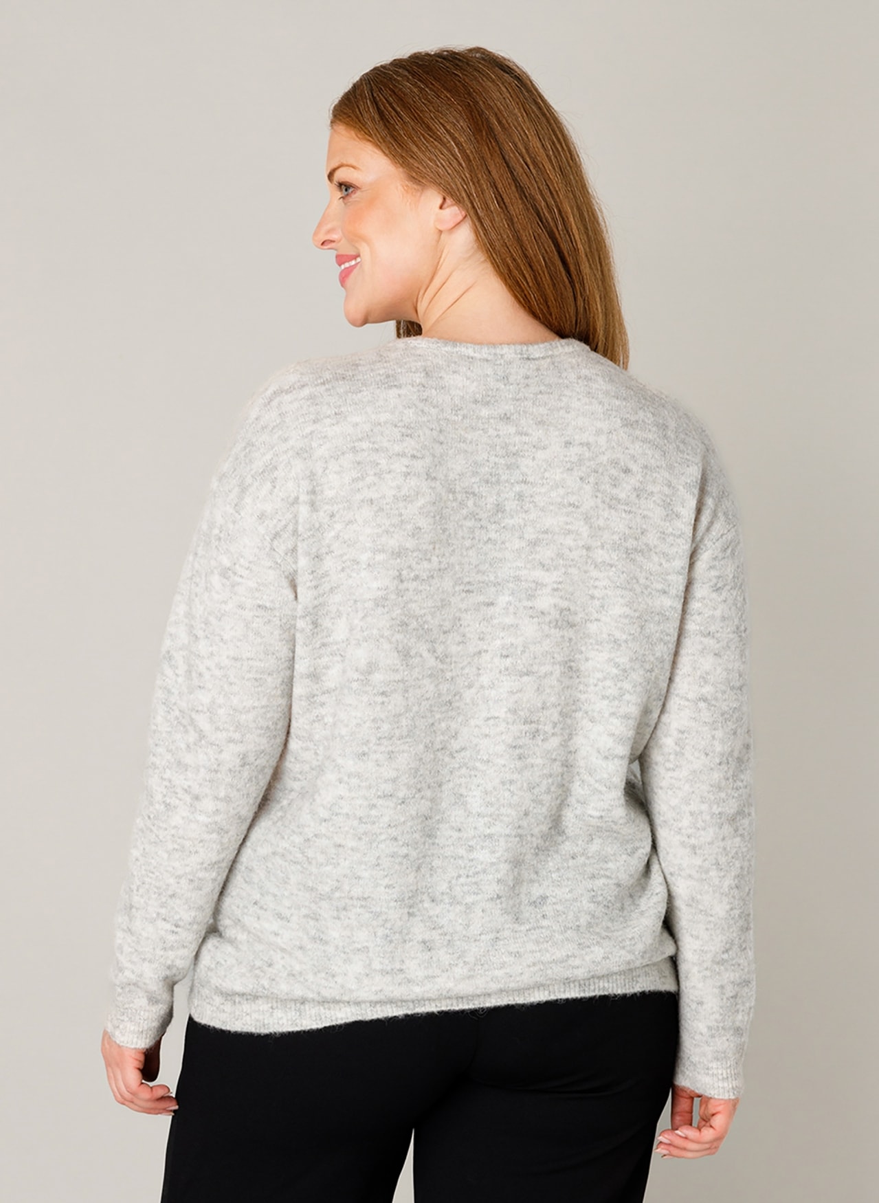 Base Level Curvy Cardigan »Yulia«, mit Wolle