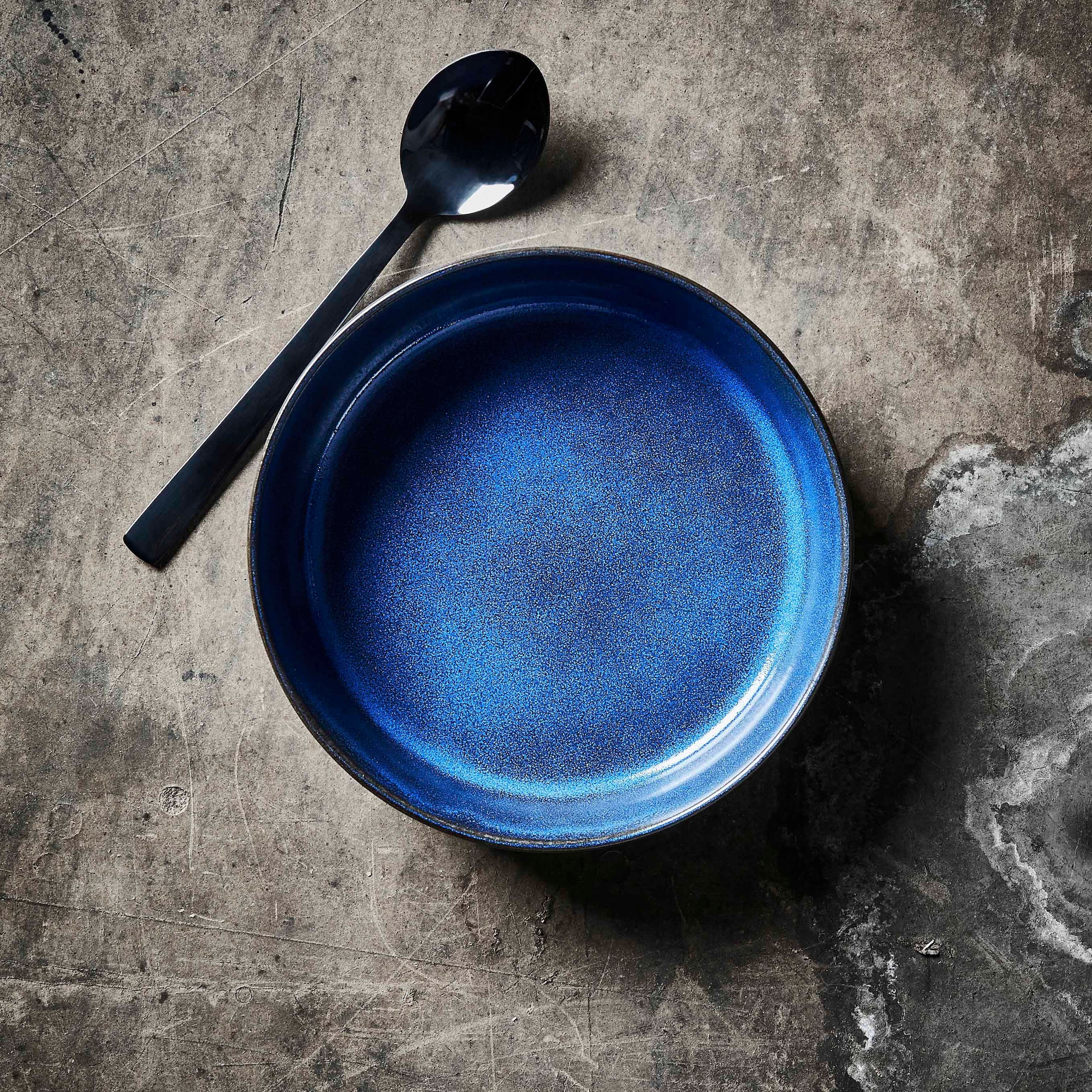 aida RAW Suppenteller »Midnight blue«, (Set, 6 St.), Steinzeug, Ø 19 cm  online bei OTTO