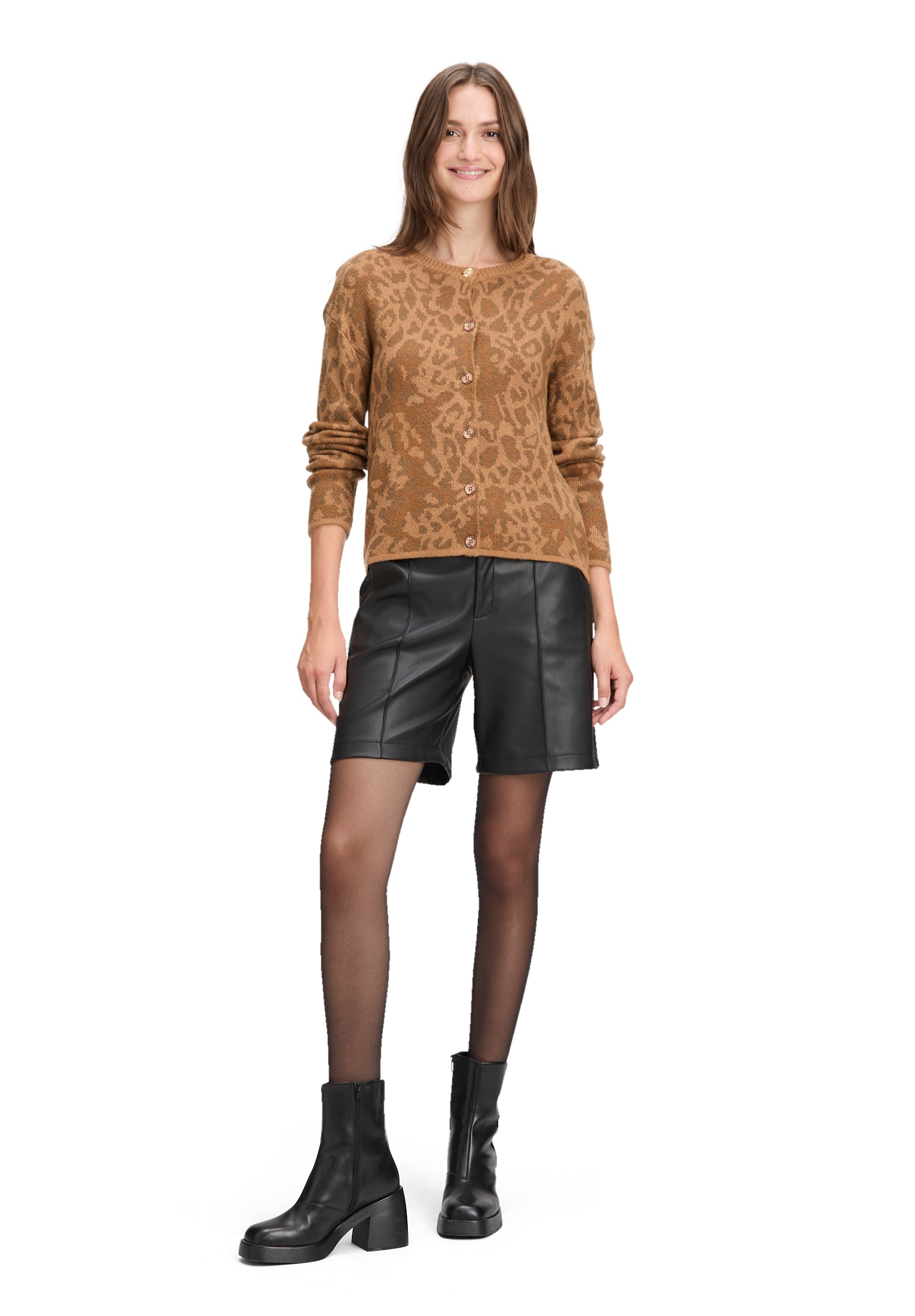 Cartoon Cardigan »Strick-Cardigan mit Rundhalsausschnitt«