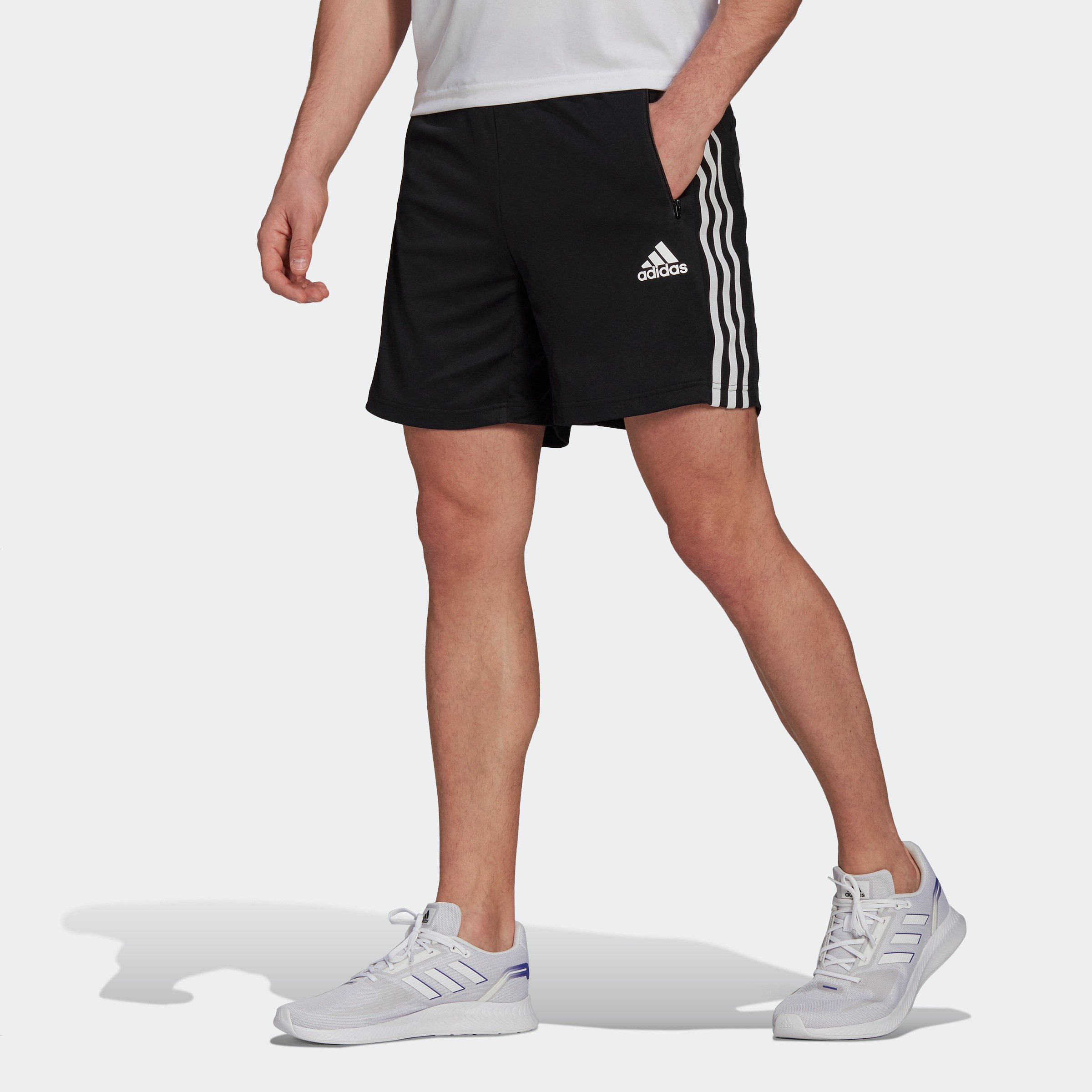 adidas Performance Shorts »PRIMEBLUE DESIGNED TO MOVE SPORT 3-STREIFEN«