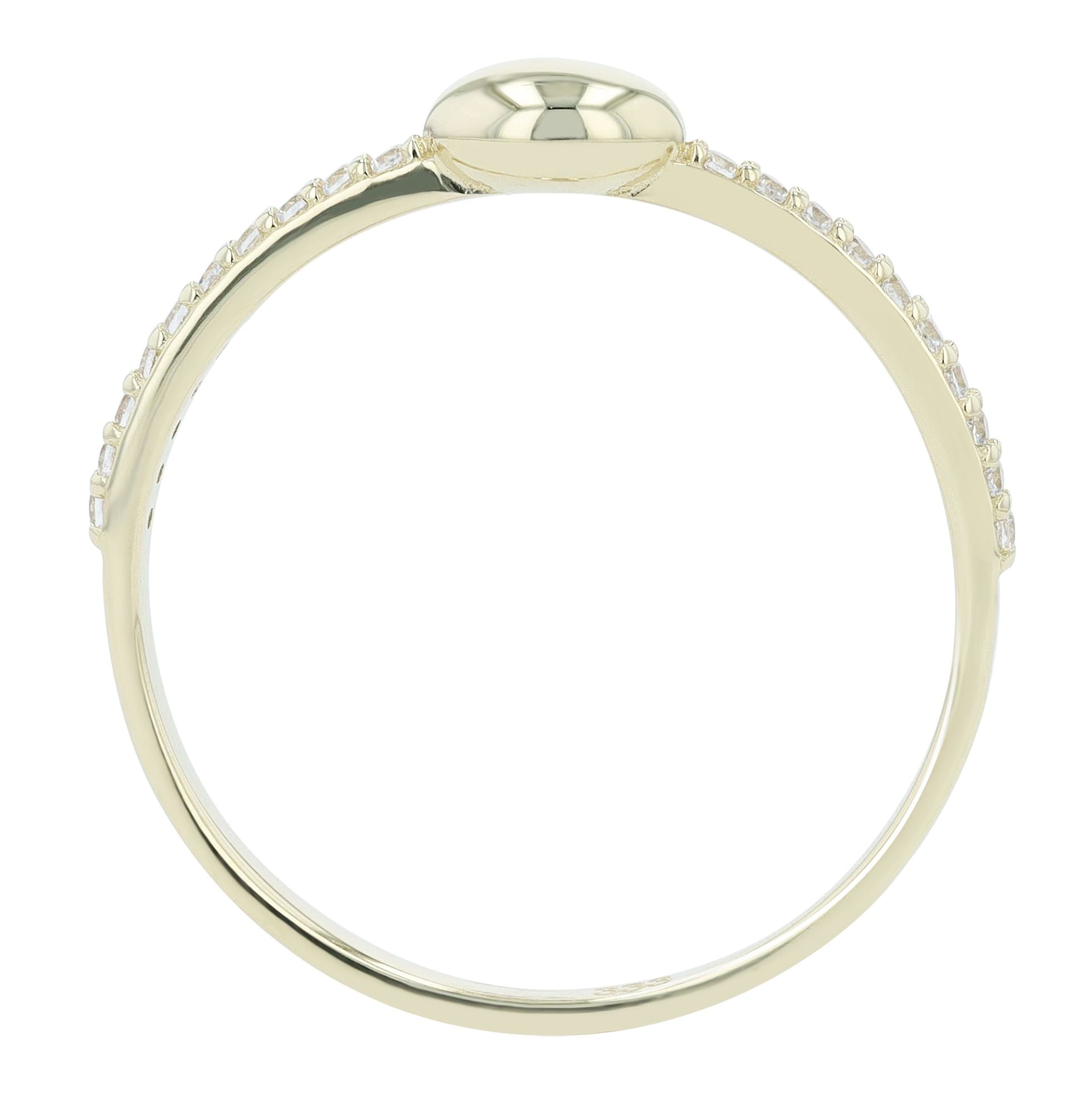 Adelia´s Fingerring »Damen Ring aus 333 Gold mit Zirkonia«