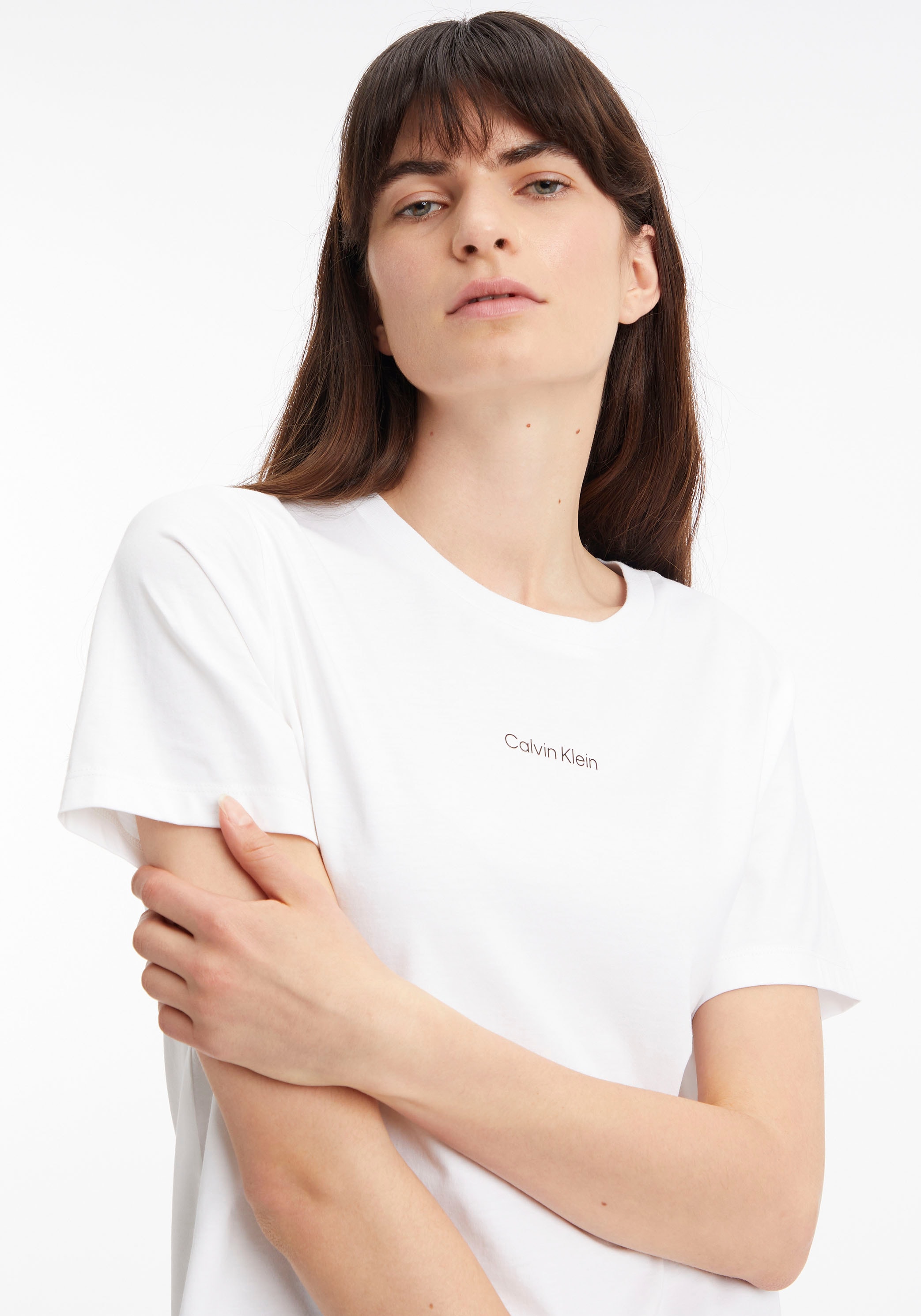 Calvin Klein T-Shirt »MICRO LOGO T-SHIRT«, aus reiner Baumwolle