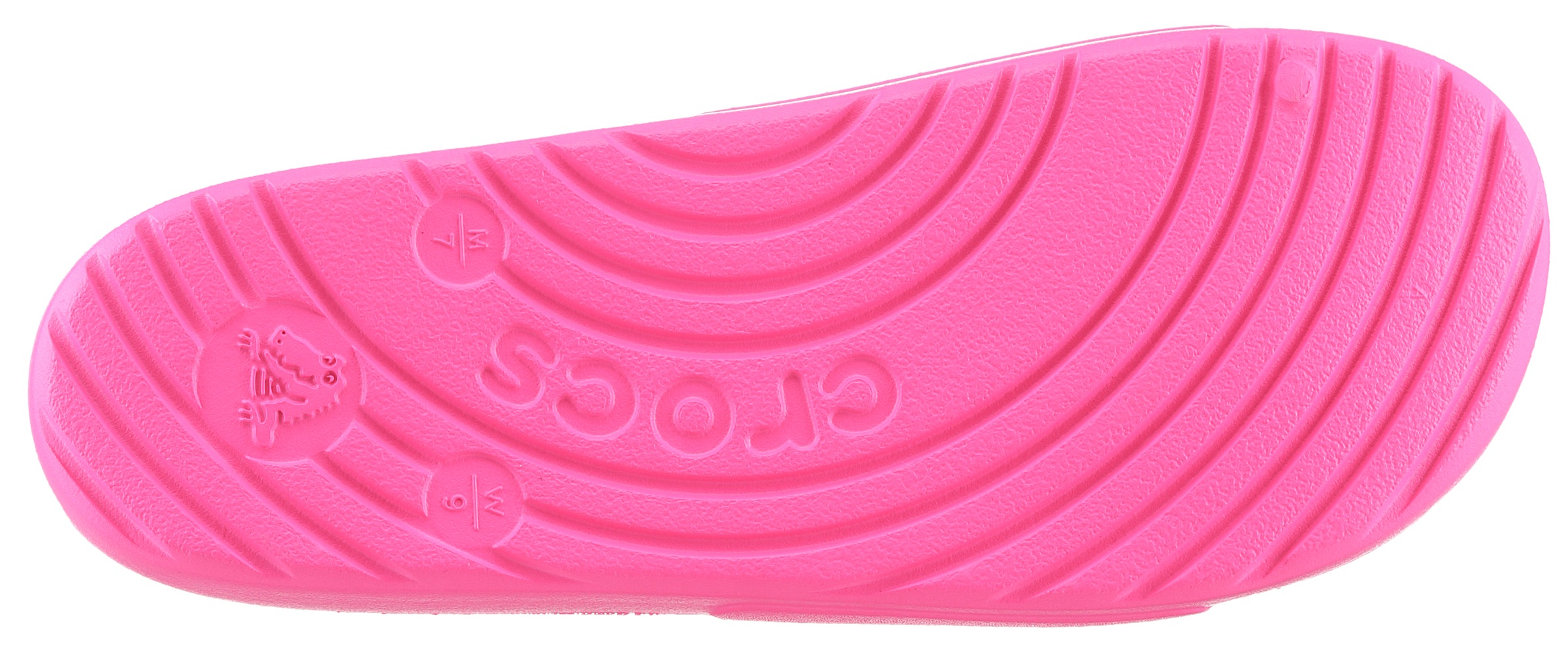 Crocs Pantolette »Crocs Slide«, Badeschuh, Schlappen, Strandschuh mit bequemem Fußbett