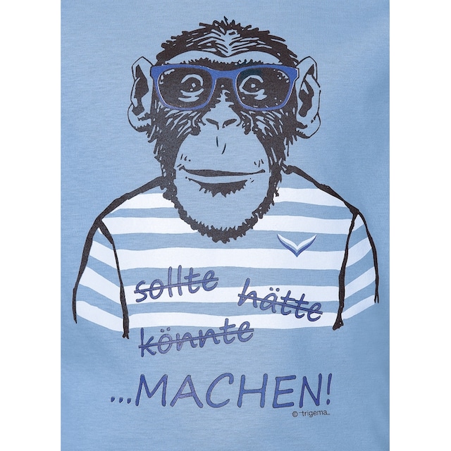 Trigema T-Shirt »TRIGEMA T-Shirt mit großem Affen-Druckmotiv« bestellen bei  OTTO