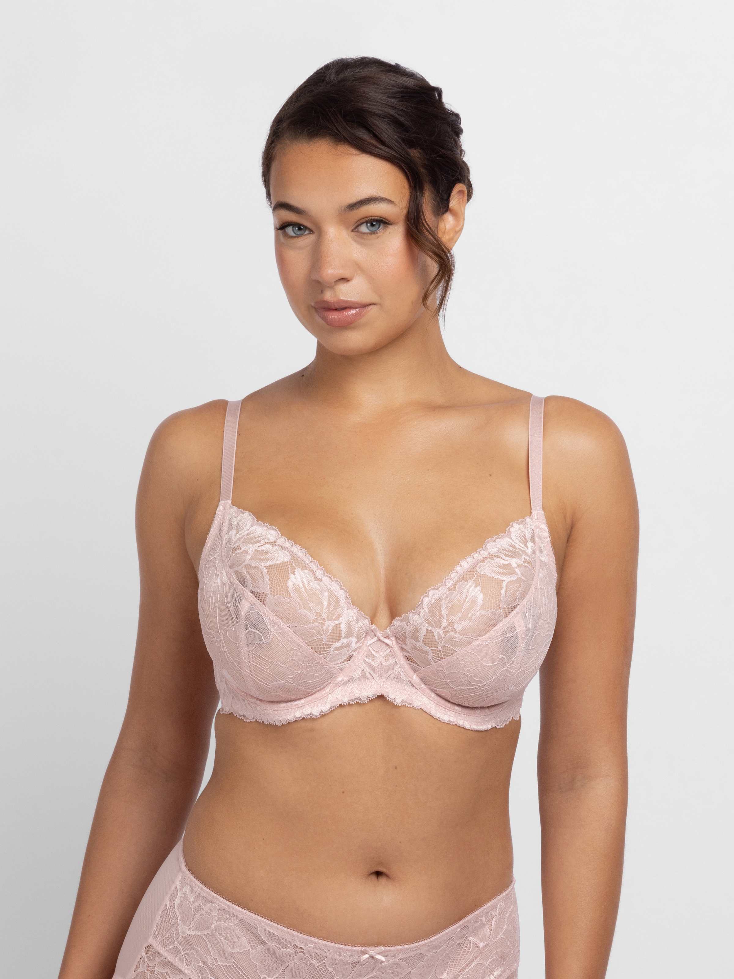 Dorina Bügel-BH »Perfect Lace« transparent, mit Spitze, mit Bügel, Cups leicht gepolstert