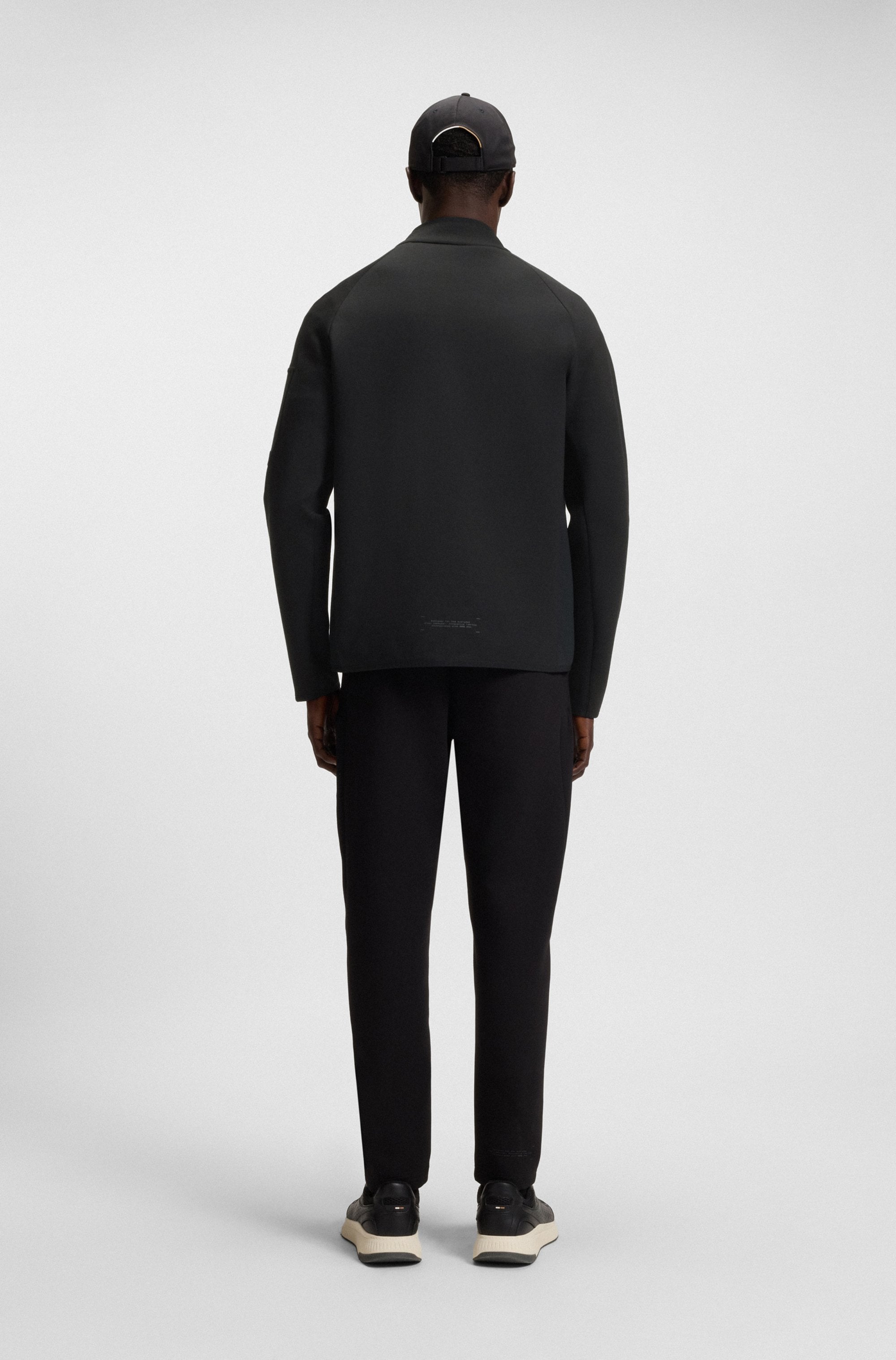BOSS GREEN Sweatjacke »FZ Urban Tech«, mit dekorativen reflektierenden Details