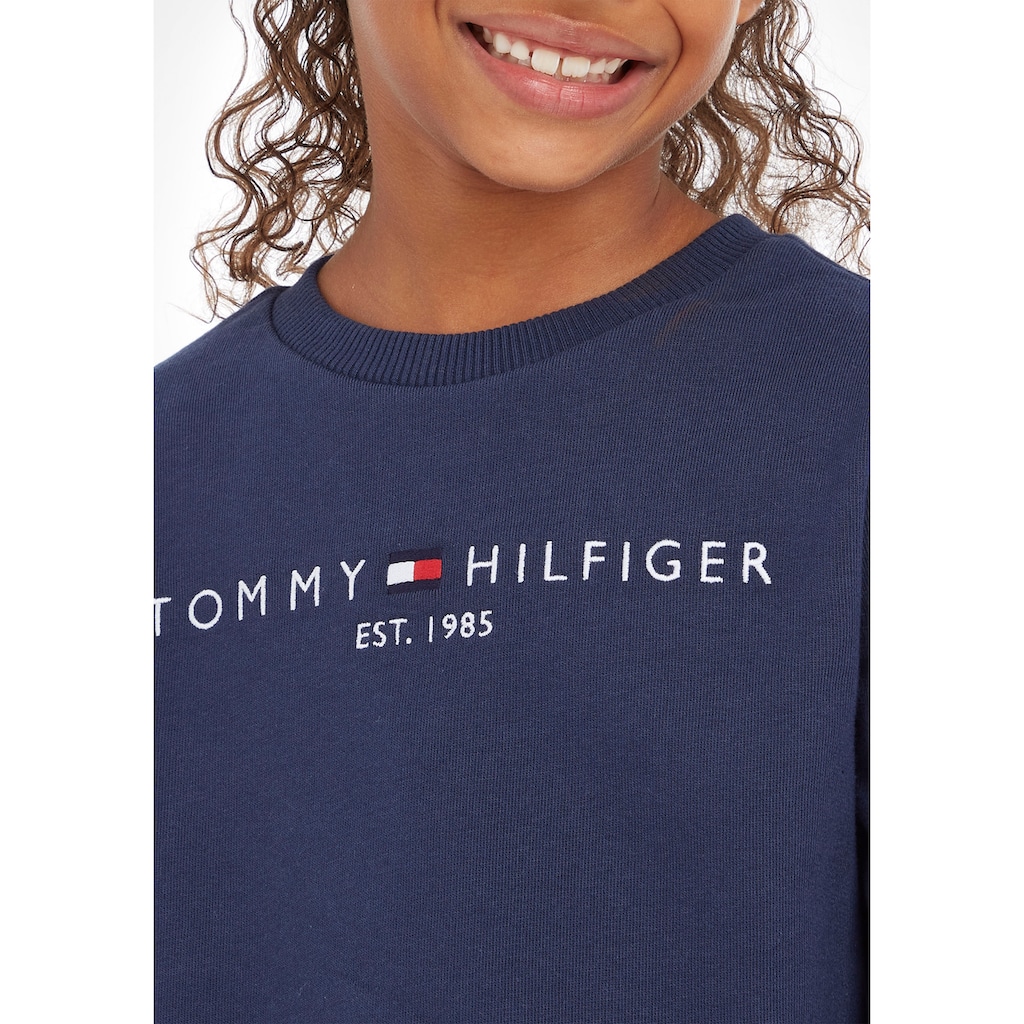 Tommy Hilfiger Sweatshirt »ESSENTIAL SWEATSHIRT«, Kinder Kids Junior MiniMe,für Jungen und Mädchen