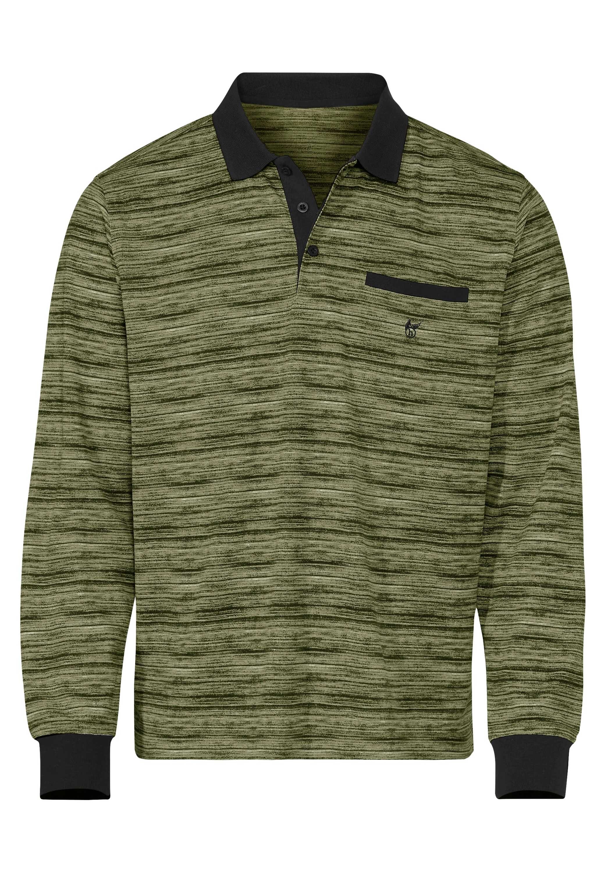 Hajo Poloshirt »Langarm-Poloshirt Langarm-Poloshirt , temperaturausgleichend und bügelfrei«
