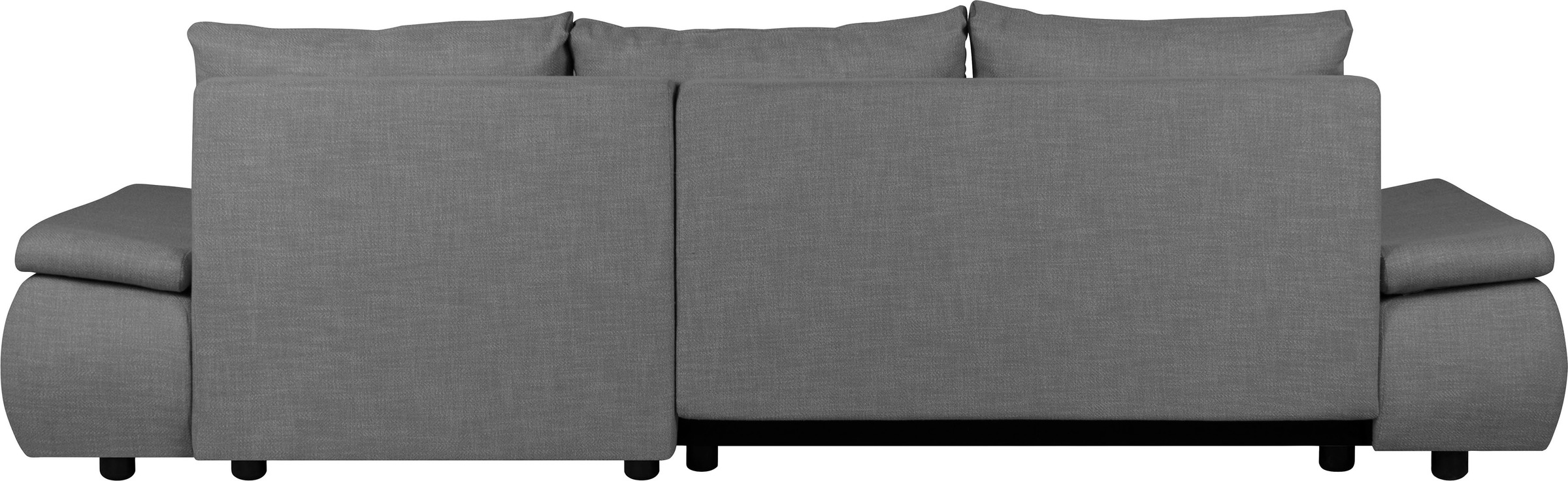 Home affaire Ecksofa »Acra L-Form«, mit Bettfunktion und Bettkasten, in Mattenoptik