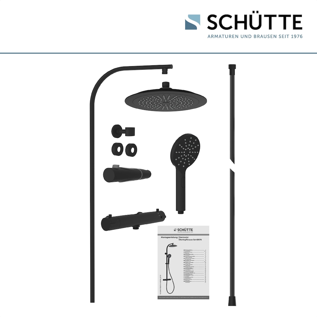 Schütte Duschsäule »MADURA FRESH«, inkl. Wasserspardichtung, Sicherheitssperre, Antikalk, höhenverstellb.