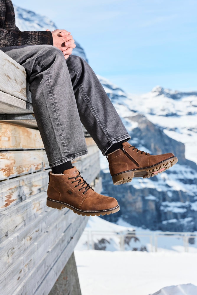 Rieker Winterboots »FIBER-GRIP«  Winterstiefelette mit wasserabweisender riekerTEX-Membran