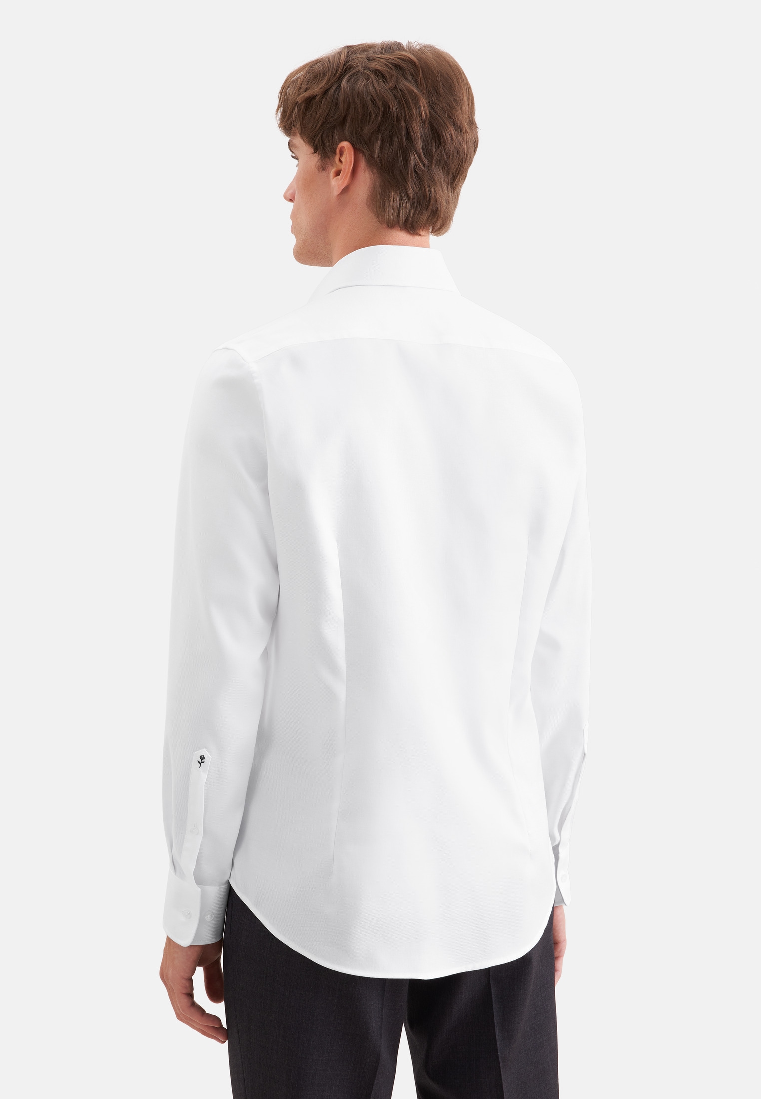 seidensticker Businesshemd »Schwarze Rose« X-Slim 1/1 Kentkragen Struktur