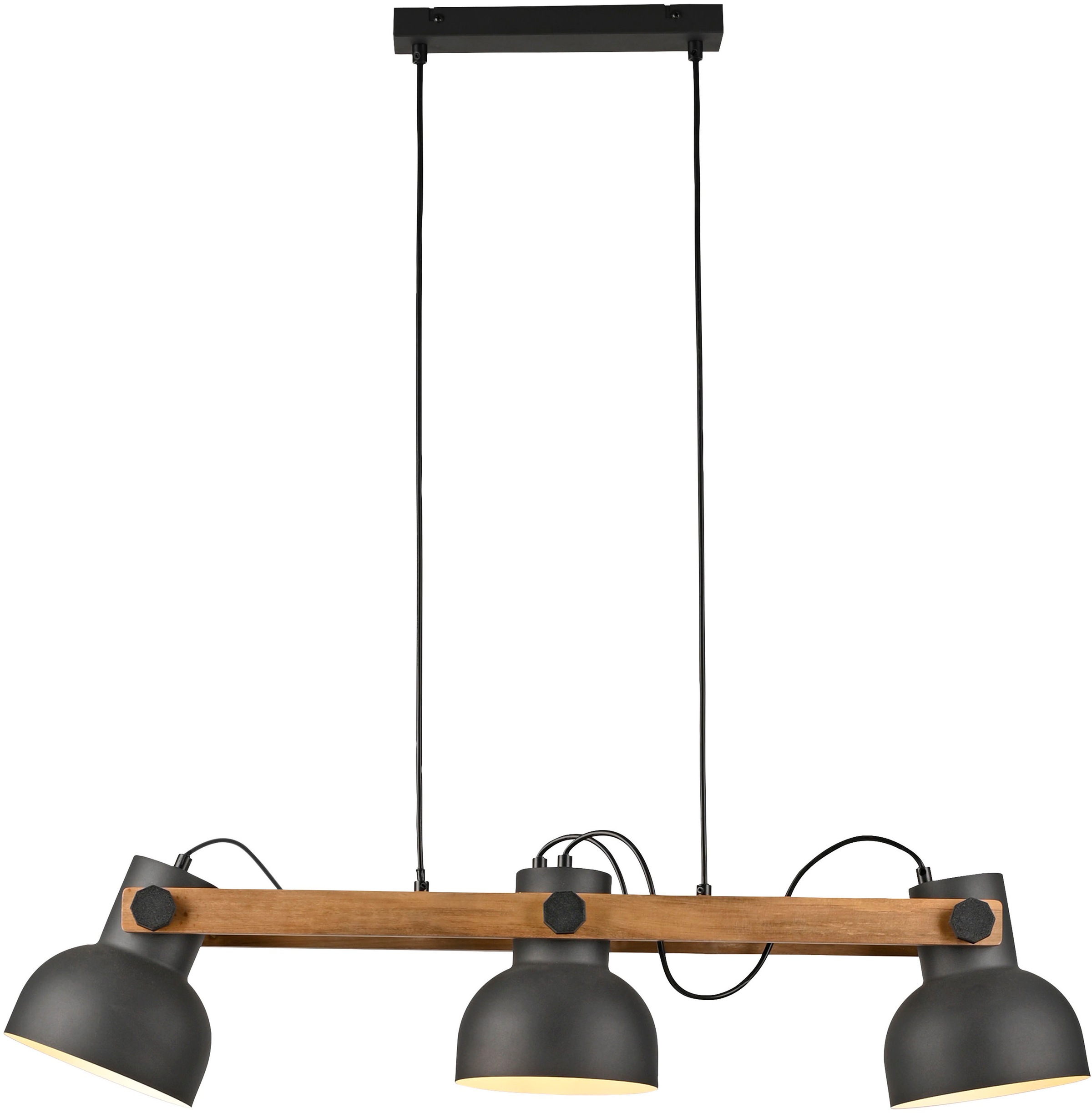 JUST LIGHT Pendelleuchte »CUP 2.0«, 3 flammig, Leuchtmittel E27 | Leuchtmittel wechselbar, ExklusiveE27