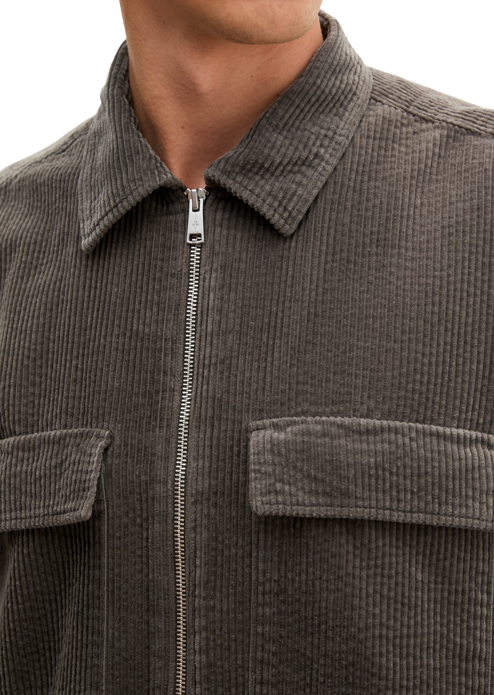 Marc O'Polo Hemdjacke »regular mit Reißverschluss« Overshirt aus Cord