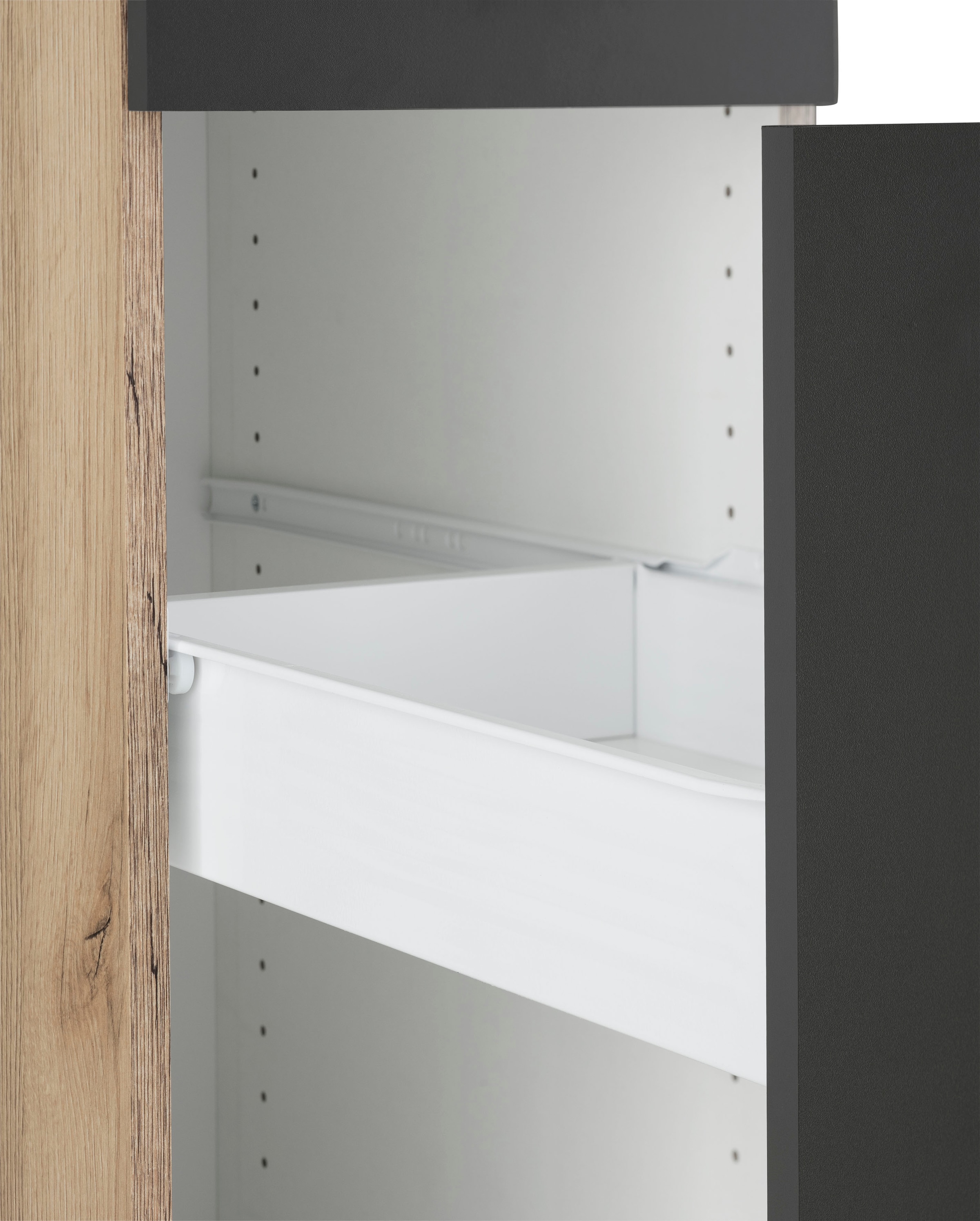 OPTIFIT Apothekerschrank »Iver« Breite 30 cm, mit 2 Auszügen, 5 Ablagen