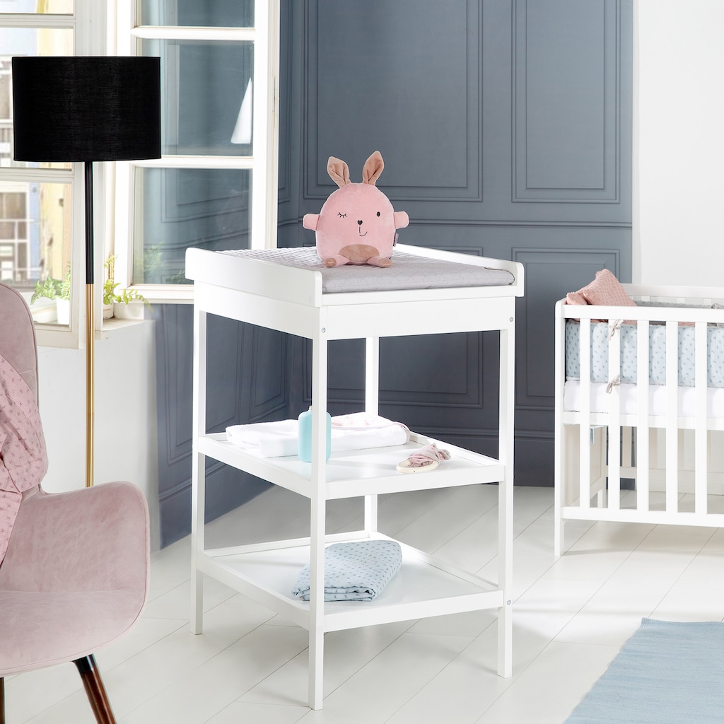 roba® Babymöbel-Set »Style«, (Spar-Set, 2 St., Kinderbett, Wickelregal)