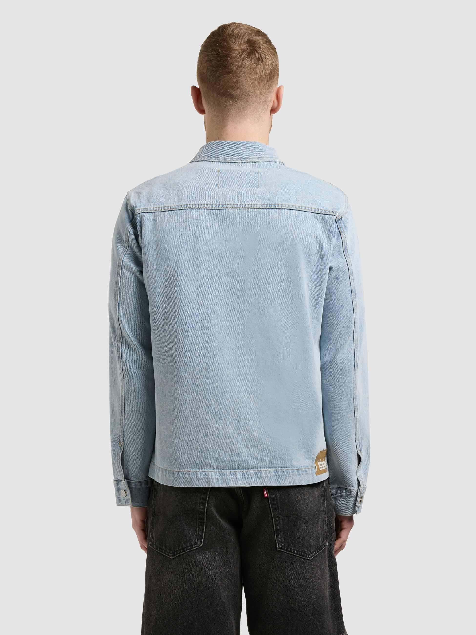 khujo Jeansjacke »Jeansjacke Barto« ohne Kapuze Modische Jacke in Jeans-Optik