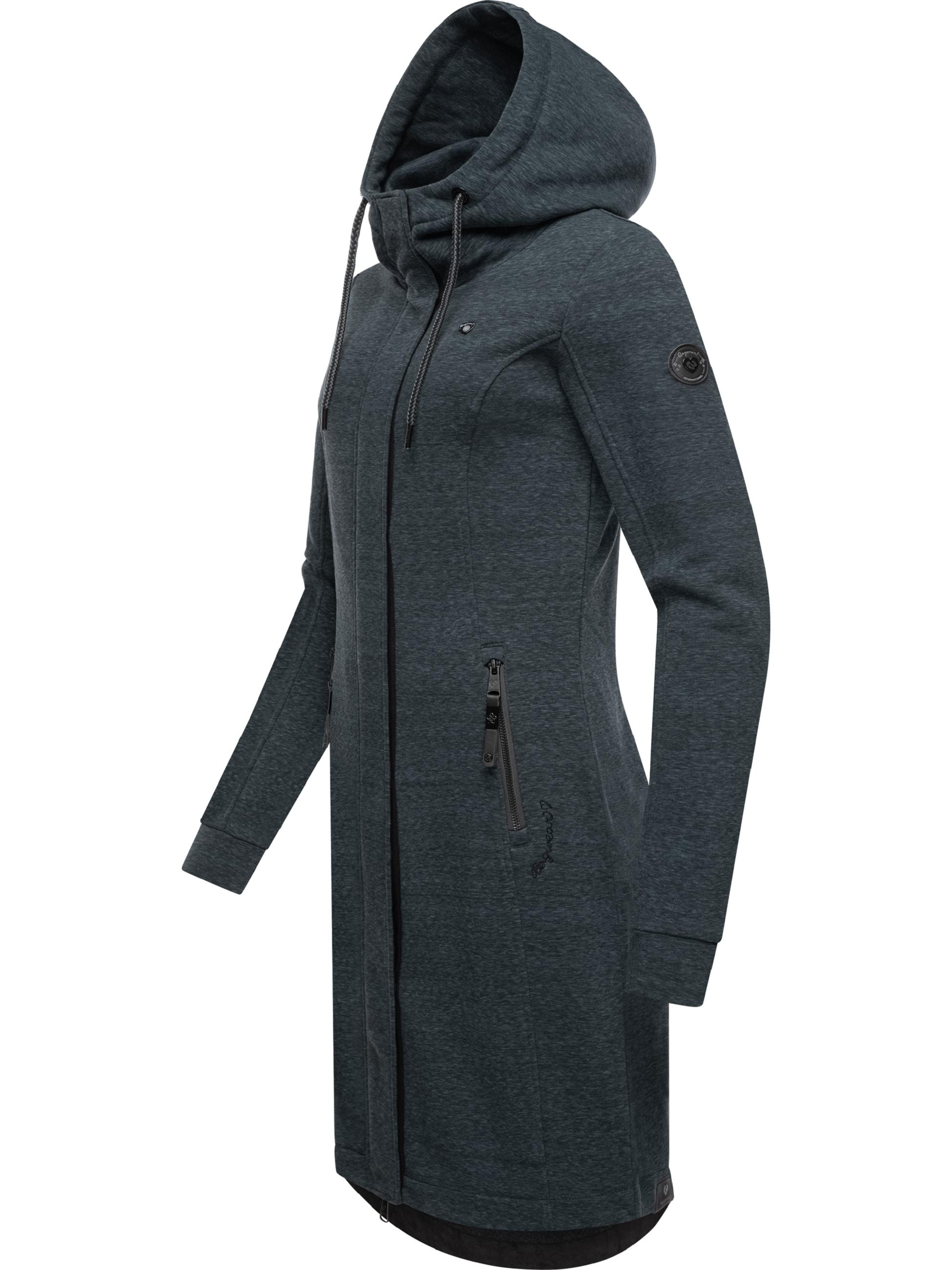 Ragwear Kapuzensweatjacke »Kurzmantel Letti Long«