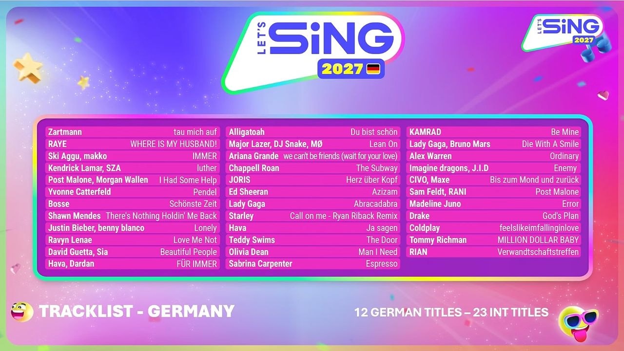 THQ Nordic Spielesoftware »Let's Sing 2027 - 2 Mic Bundle« PlayStation 5