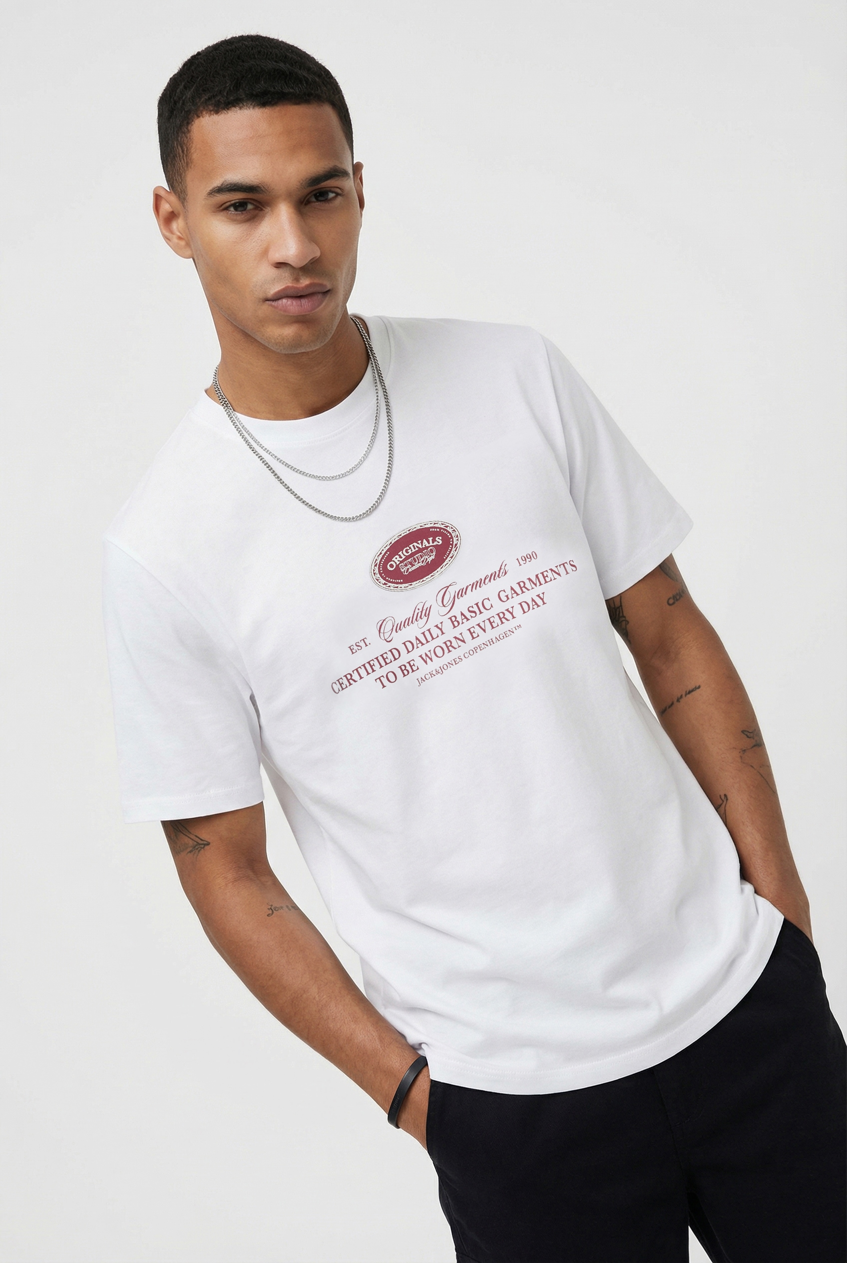 Jack & Jones T-Shirt »JORGREENE BRANDING TEE SS CN CH«