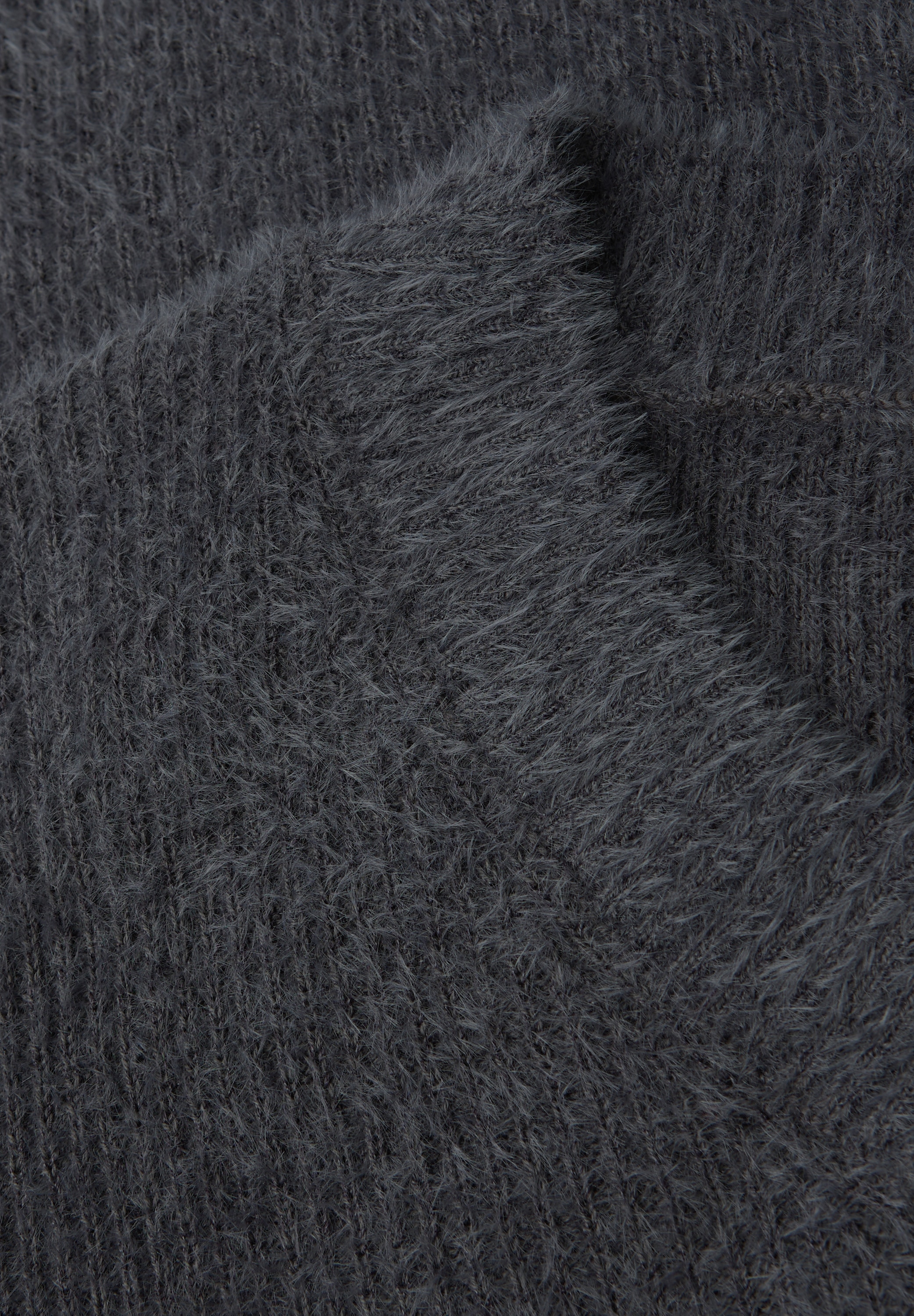 STREET ONE V-Ausschnitt-Pullover mit Rippbündchen